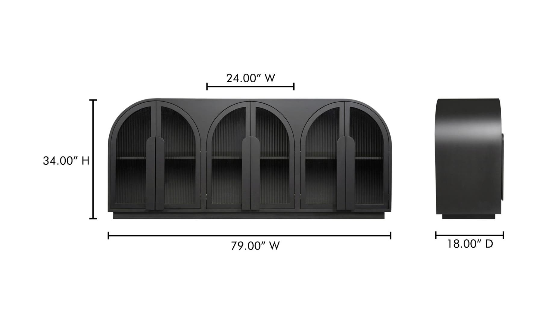 Salone Sideboard, Black