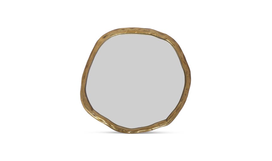Foundry Small Mirror - Gold