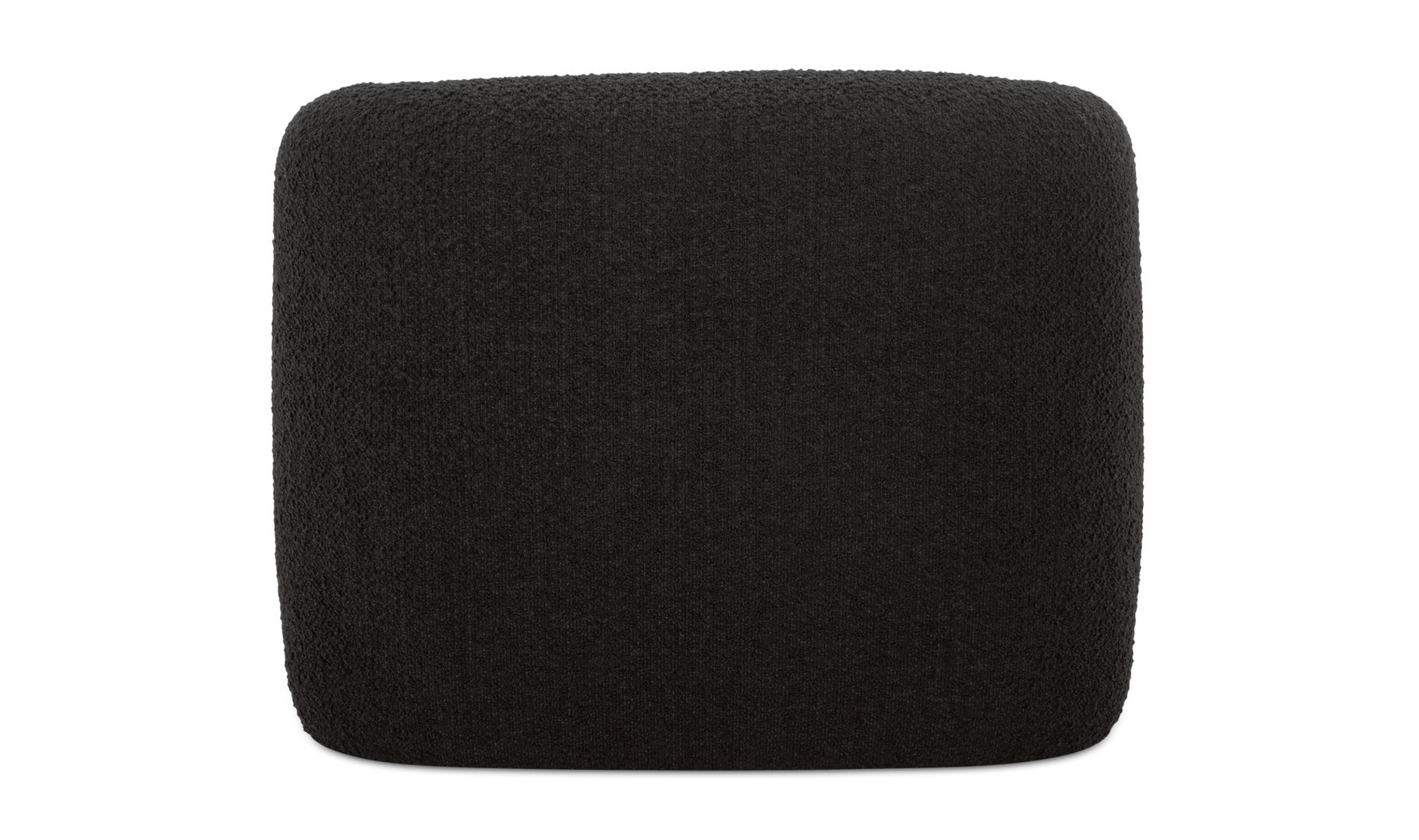 Faye Accent Chair, Black Boucle