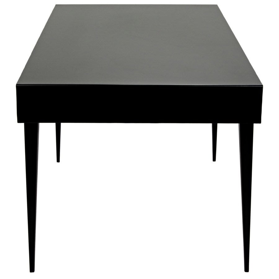 Stiletto Desk, Black Metal
