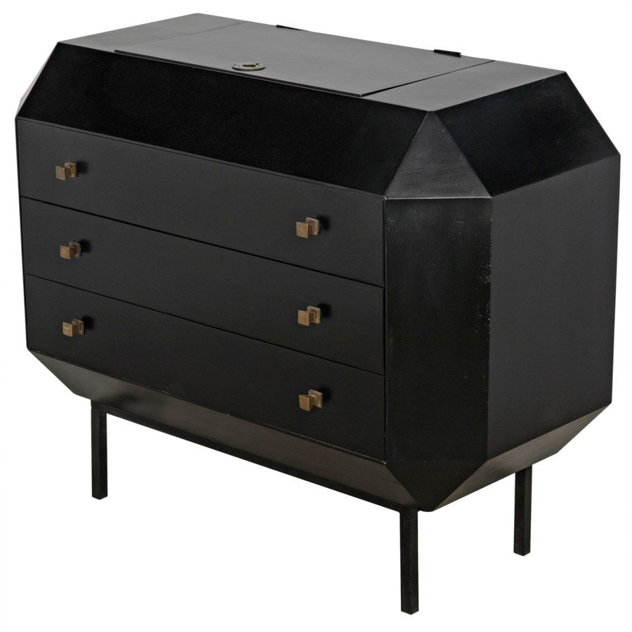 Rhiana Dresser, Hand Rubbed Black