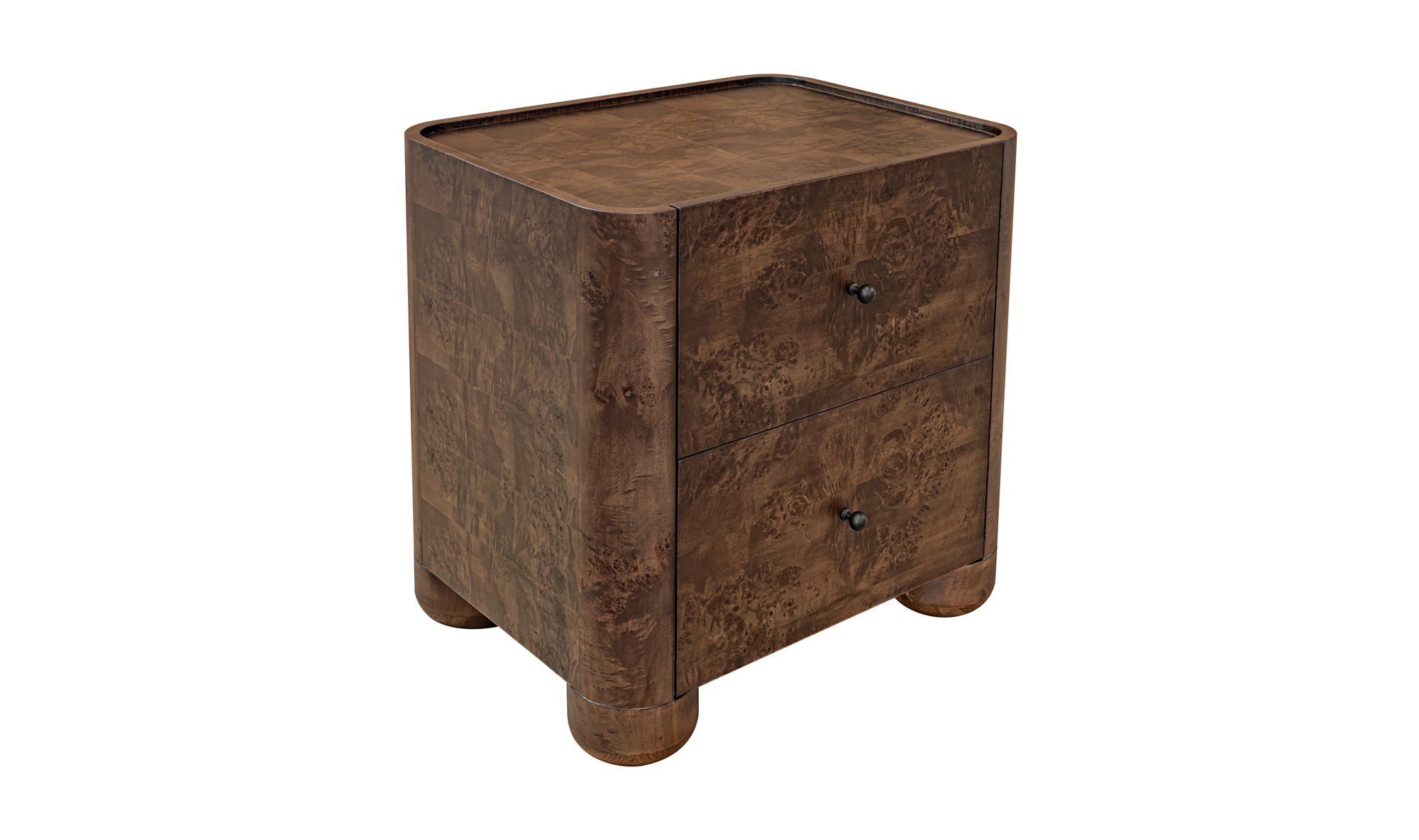 Gibson Nightstand Dark Brown - Daniel House Club