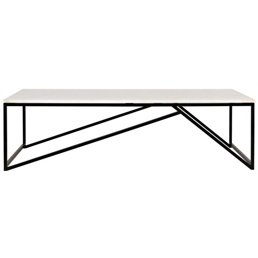 Molimo Coffee Table with Black Metal