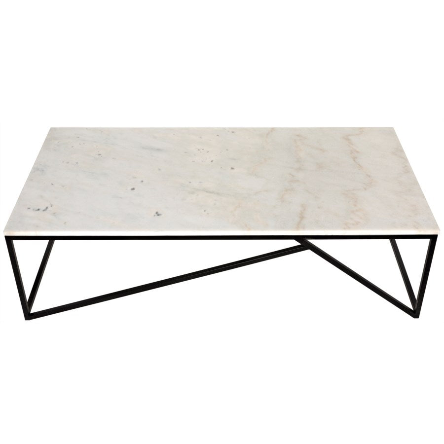 Molimo Coffee Table with Black Metal