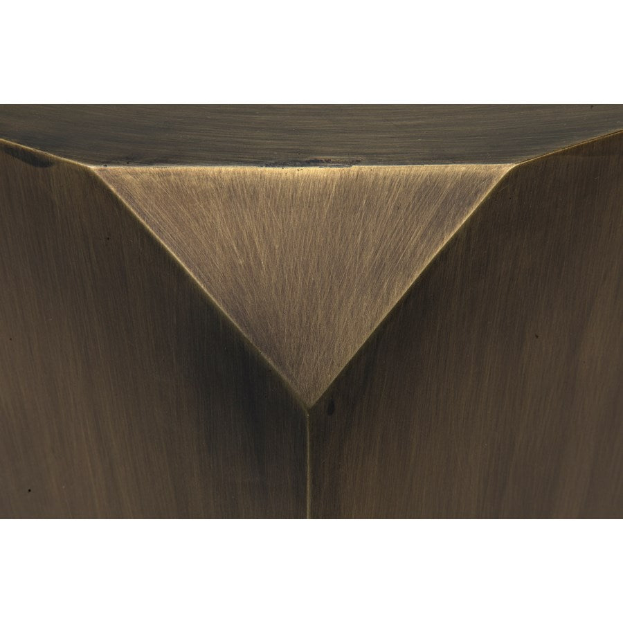 Tytus Coffee Table, Aged Brass