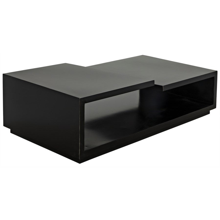 Shift Coffee Table, Black Metal