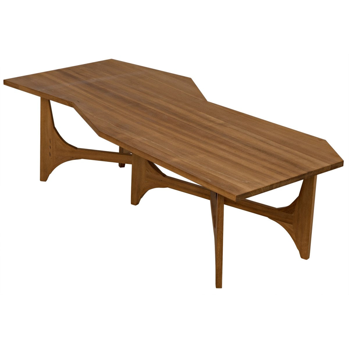 Fenton Coffee Table, Gold Teak