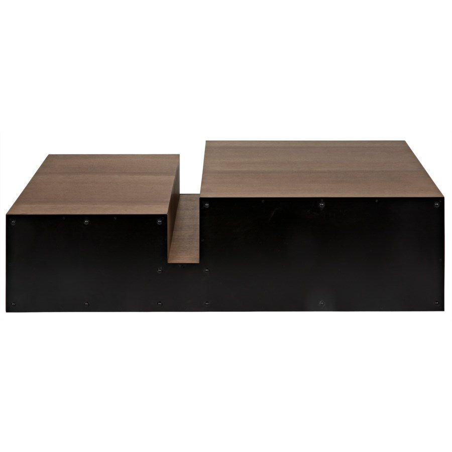 Nido Coffee Table, Black Metal