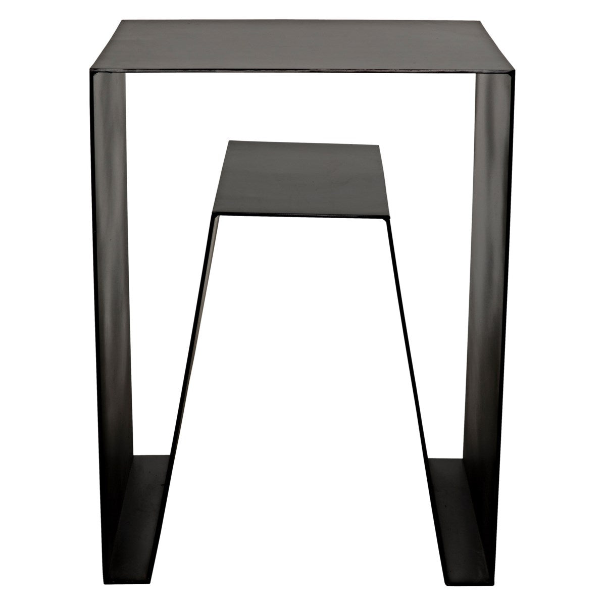 Quintin Side Table, Black Metal