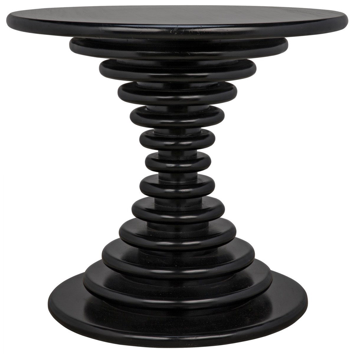 Scheiben Side Table Hand Rubbed Black