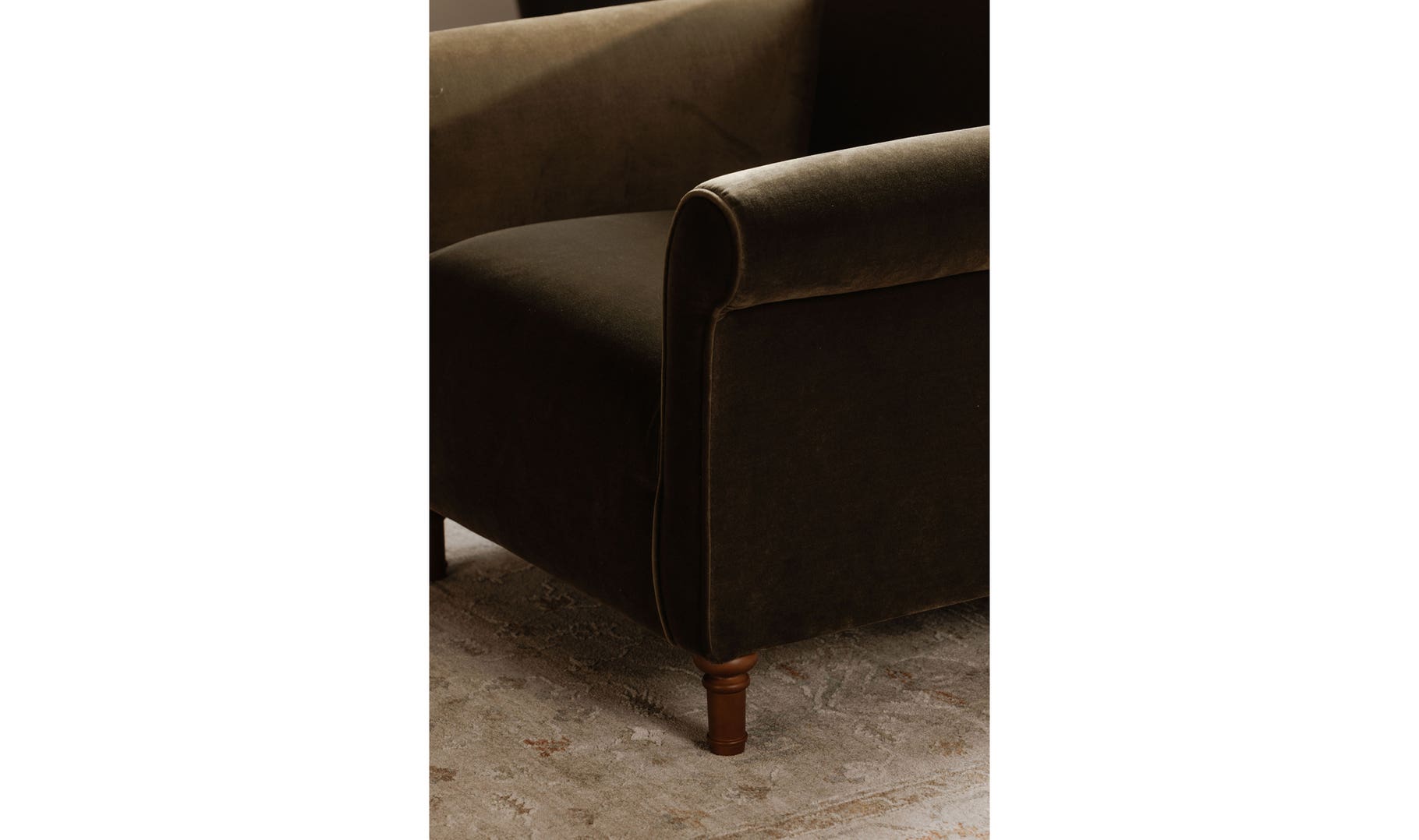 Harmony Accent Chair, Faux Mohair - Daniel House Club