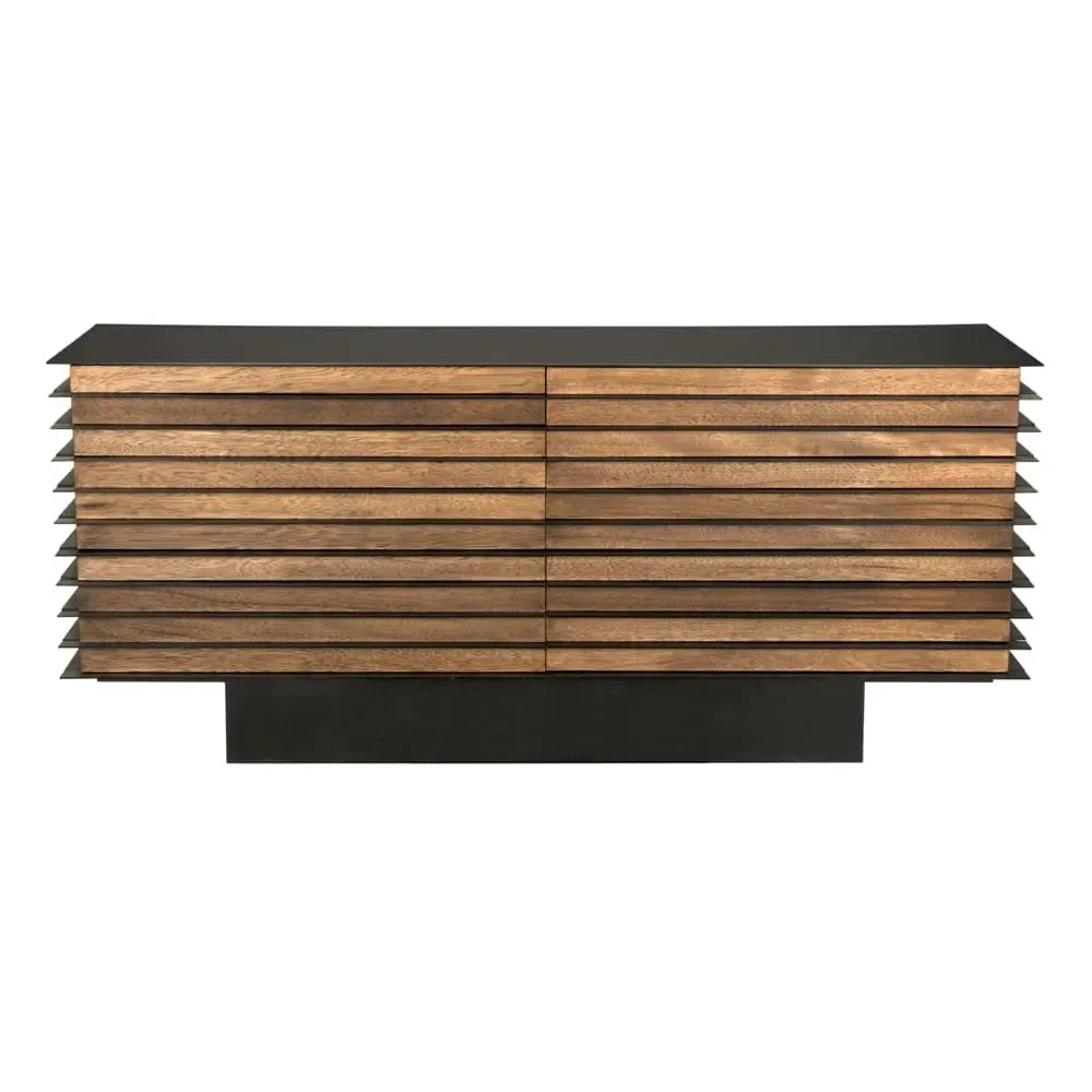 Elevation Sideboard, Dark Walnut and Iron