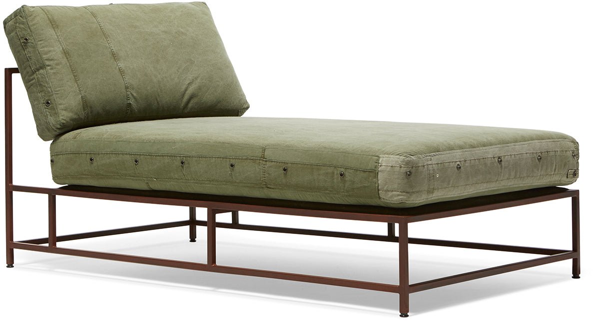 Inheritance Chaise Lounge - Military Canvas