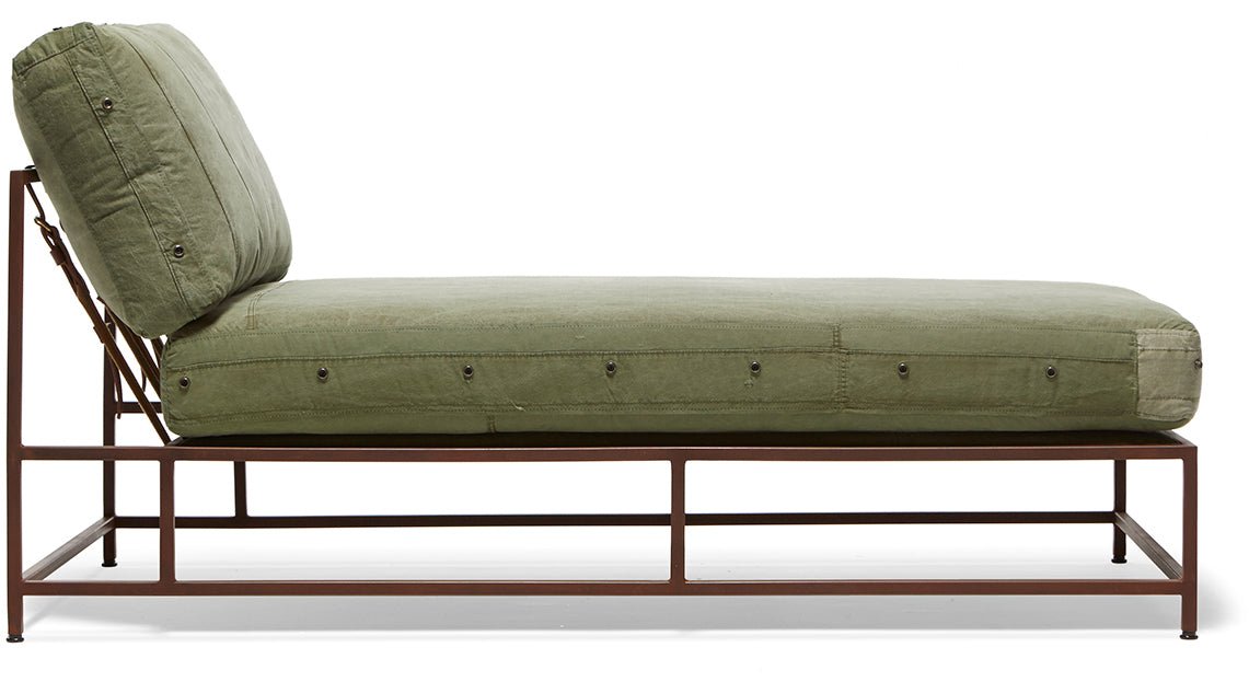Inheritance Chaise Lounge - Military Canvas