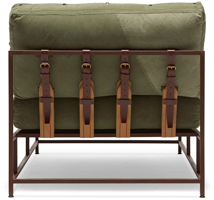Inheritance Chaise Lounge - Military Canvas