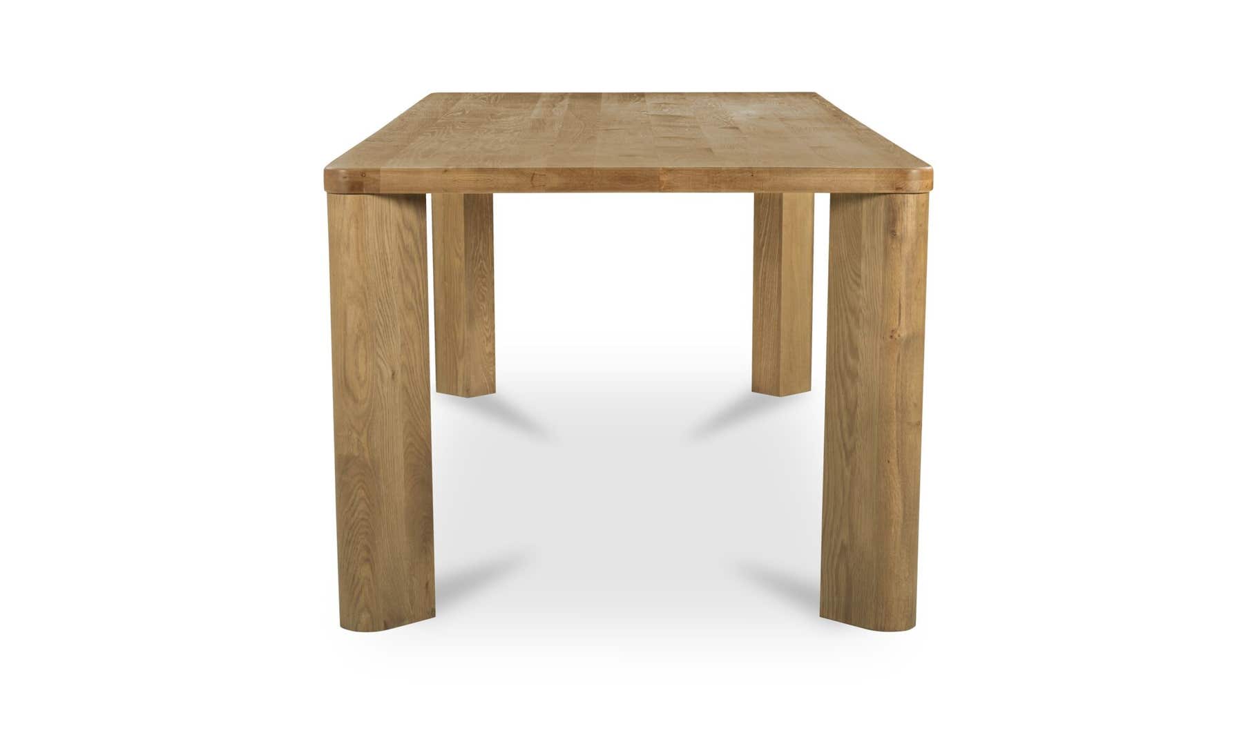 Segment Dining Table Wood, Small, Heritage Brown