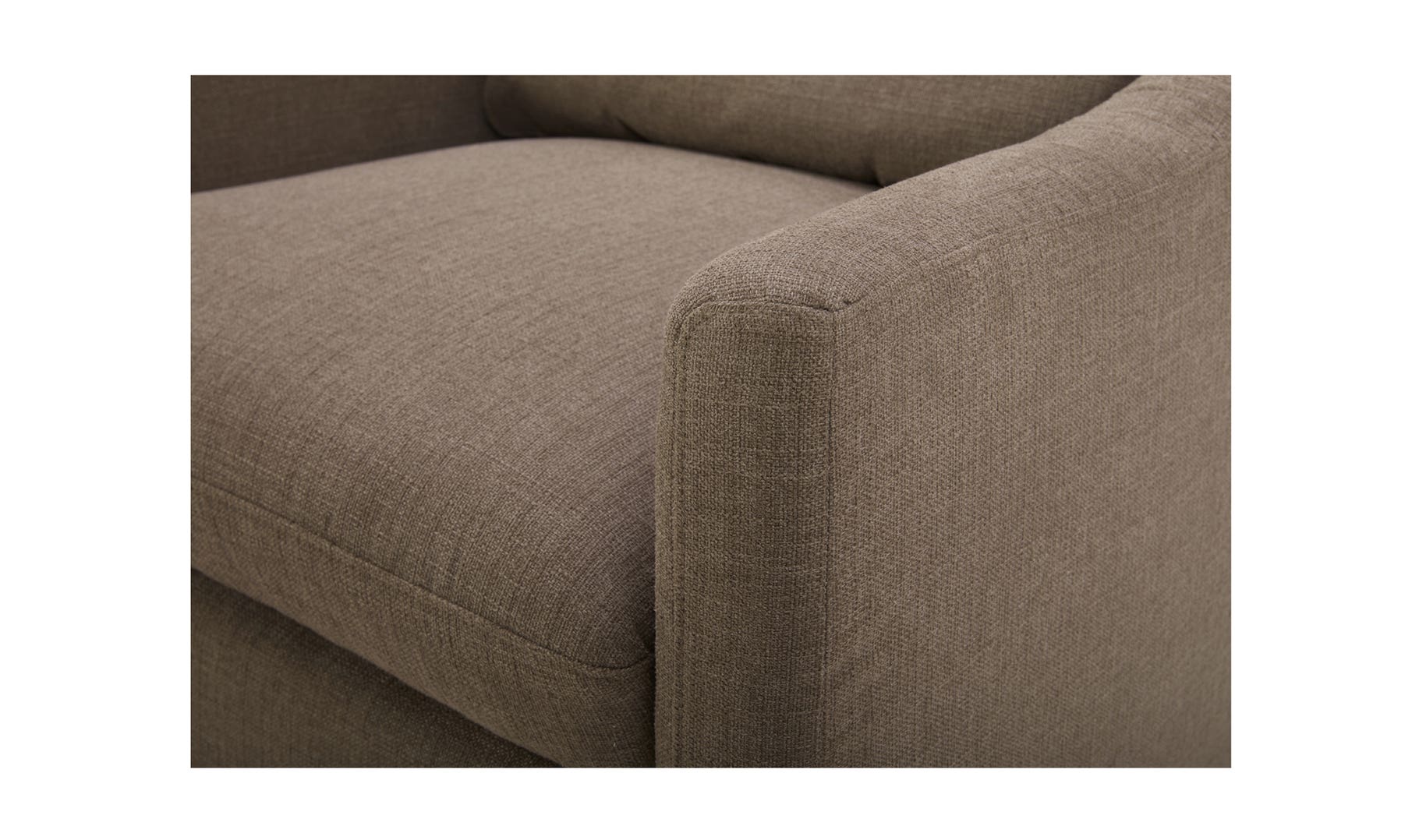 Linden Swivel Chair, Soft Taupe