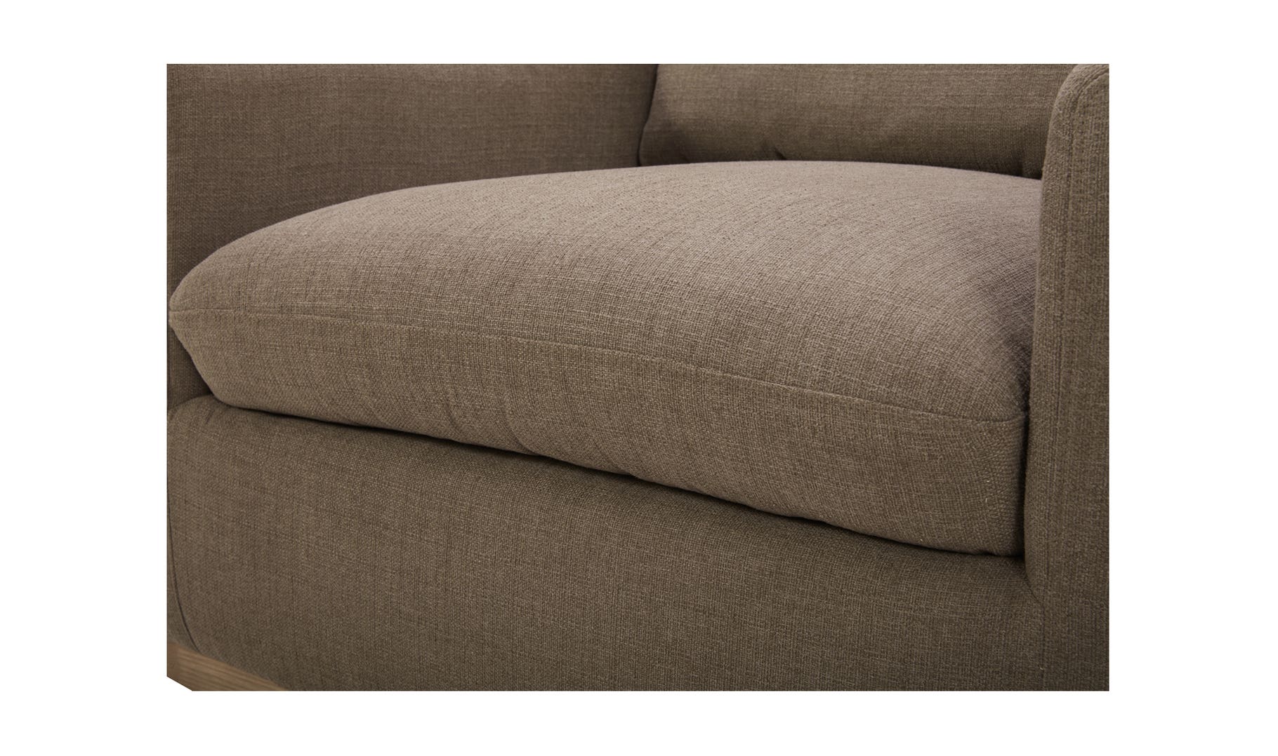 Linden Swivel Chair, Soft Taupe