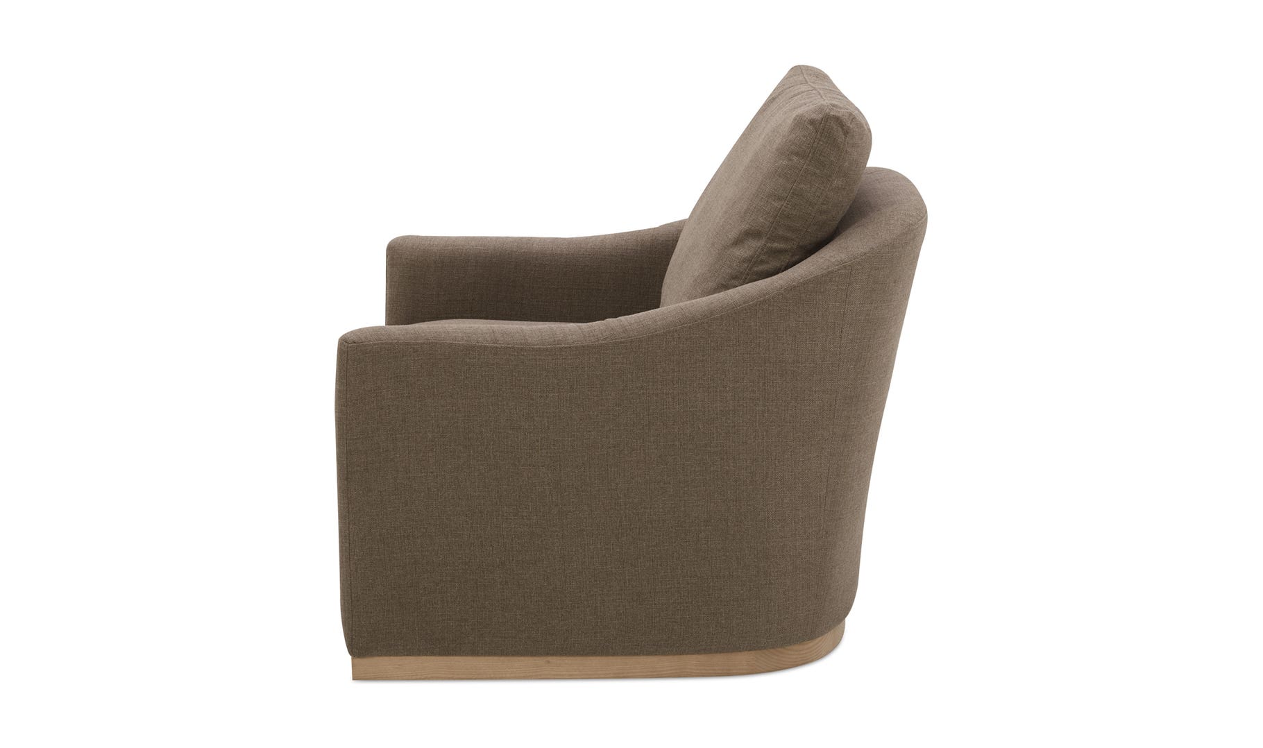 Linden Swivel Chair, Soft Taupe