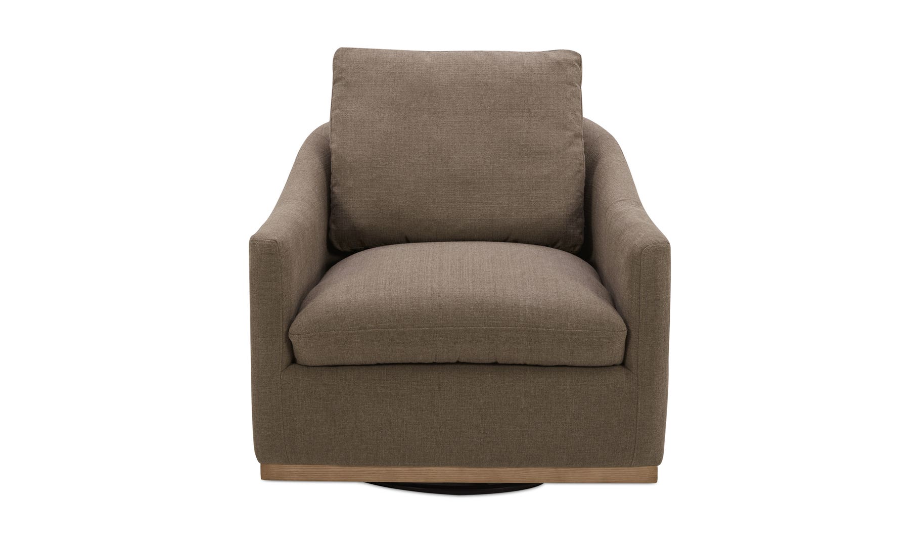 Linden Swivel Chair, Soft Taupe