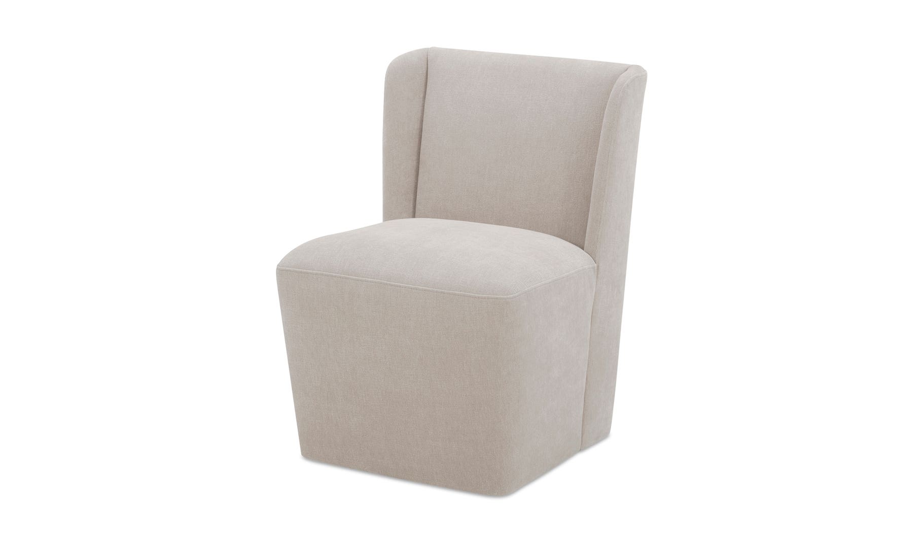 Cormac Rolling Dining Chair, Warm Sand