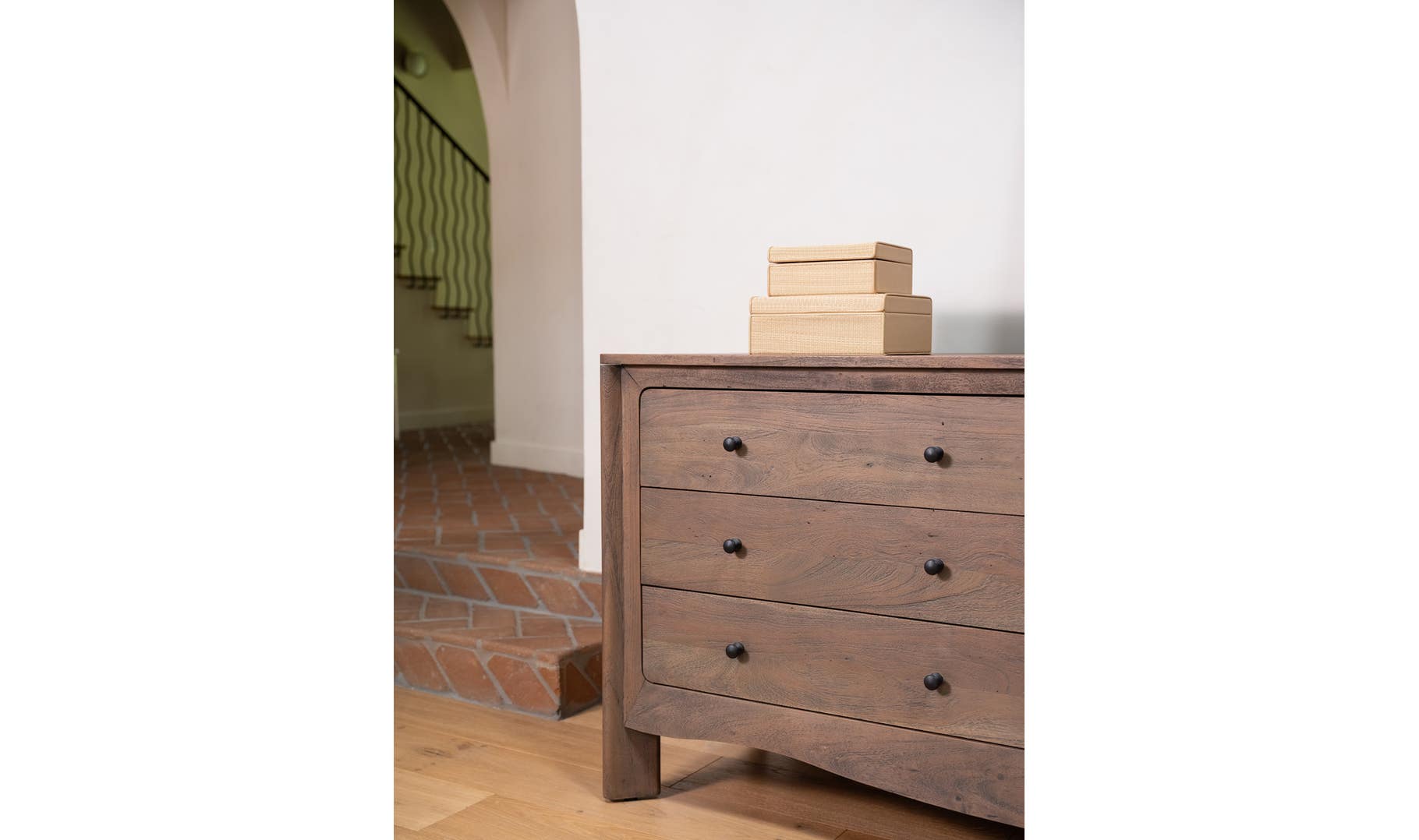 Mabel 6 Drawer Dresser, Dark Brown