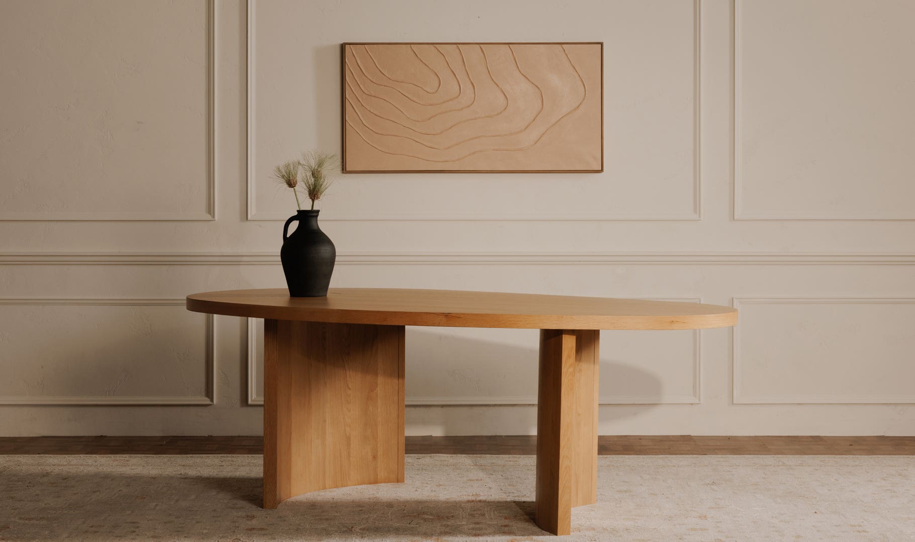 Louise Dining Table, Natural