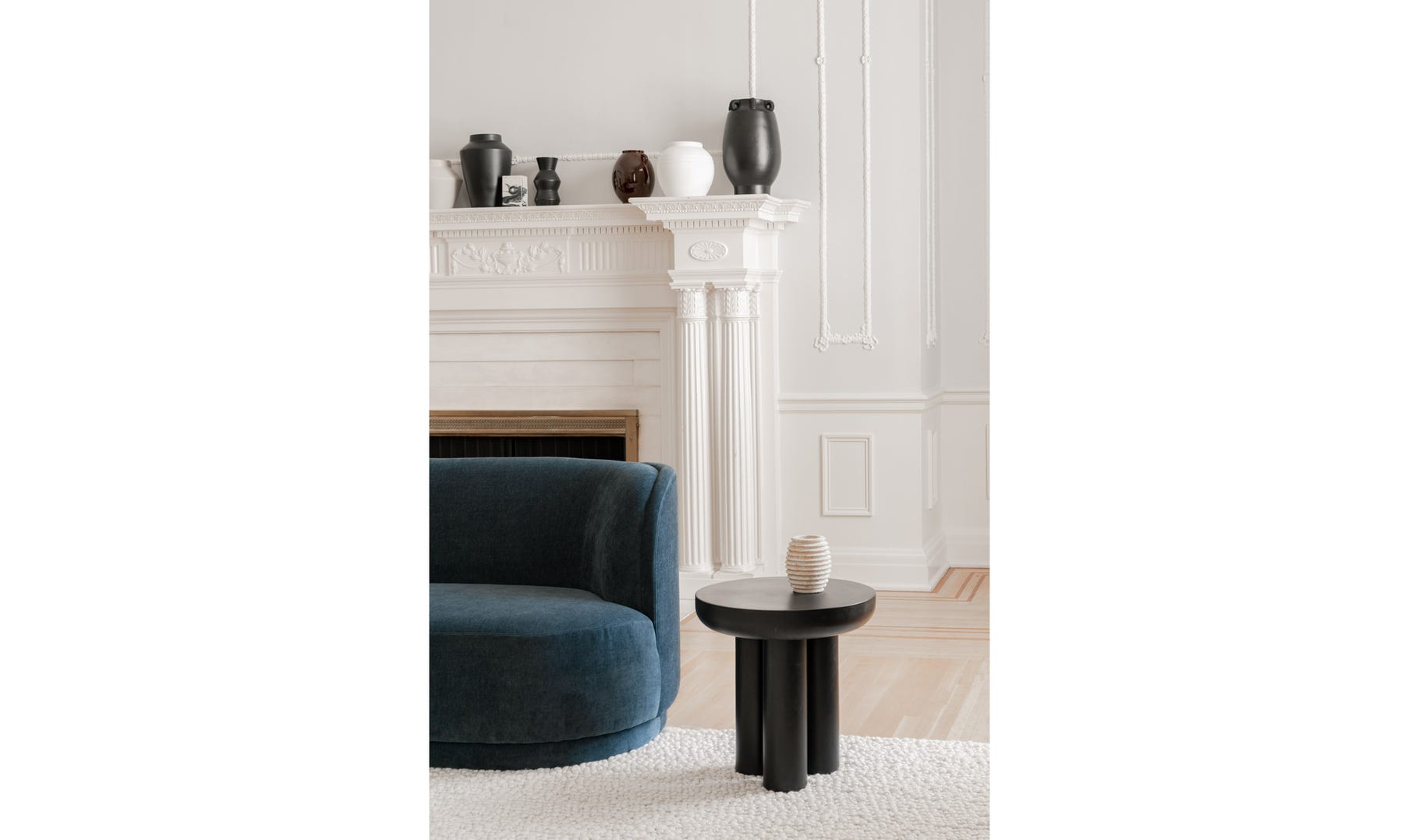 Rocca Side Table Black - Daniel House Club