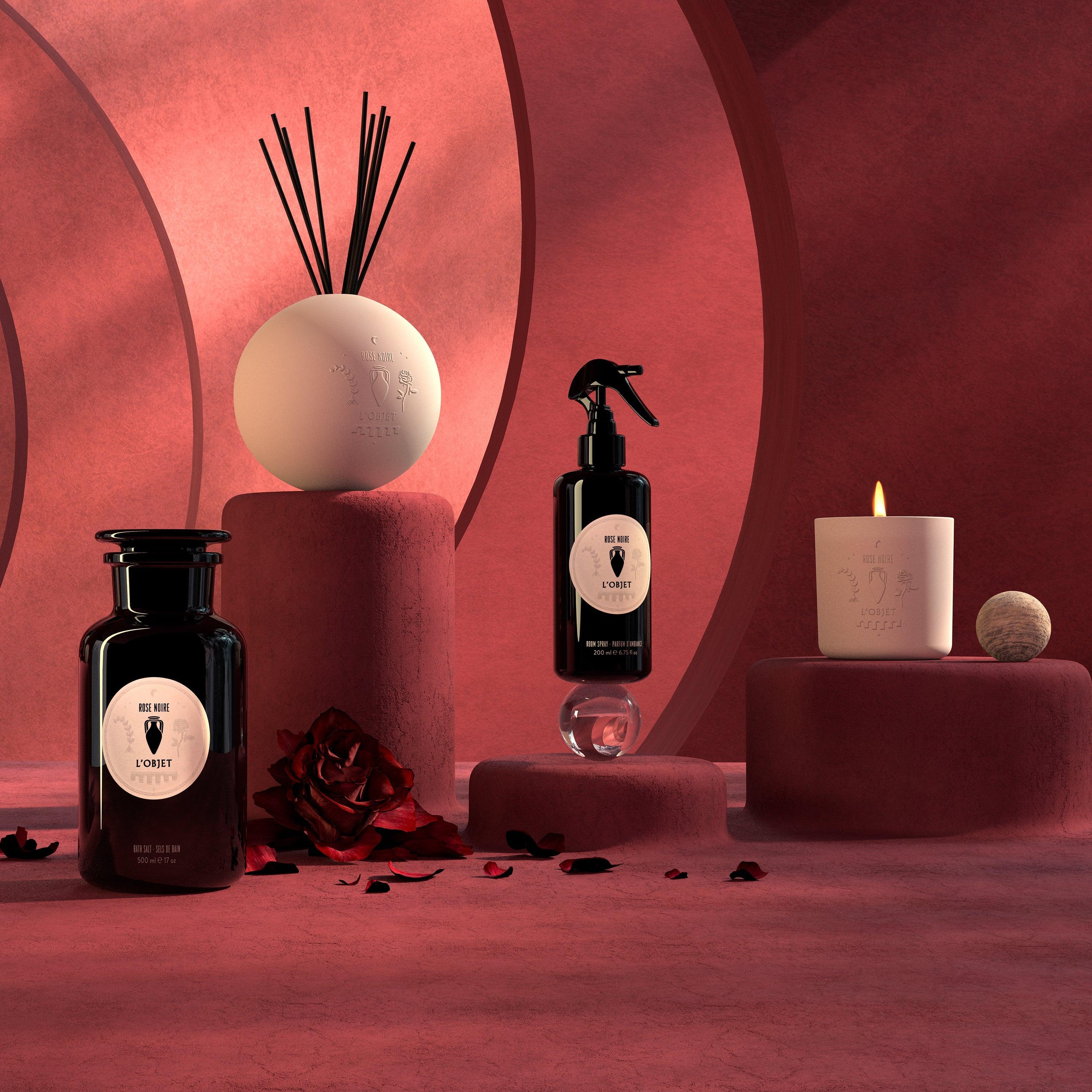 Rose Noire Porcelain Diffuser Set