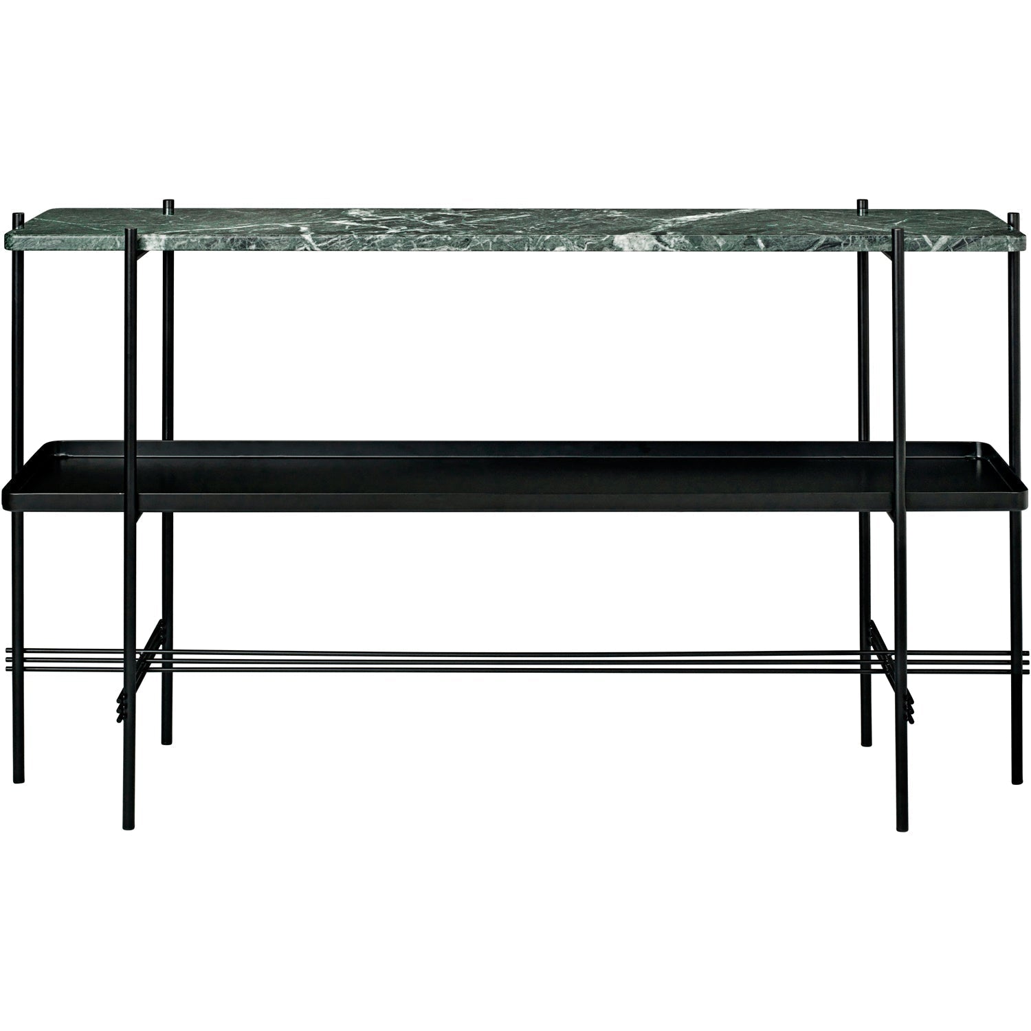 TS Console - 1 Marble Plate And 1 Metal Tray
