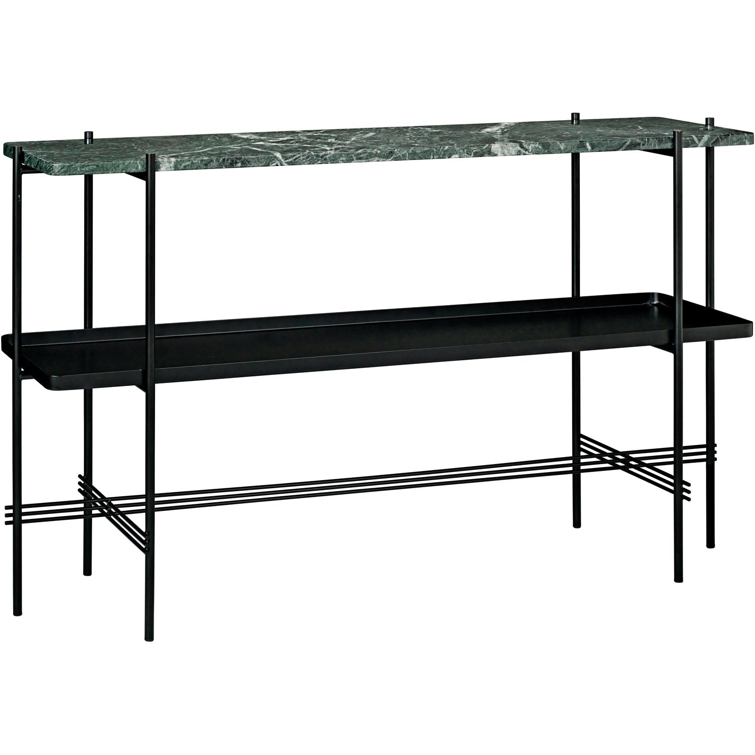 TS Console - 1 Marble Plate And 1 Metal Tray