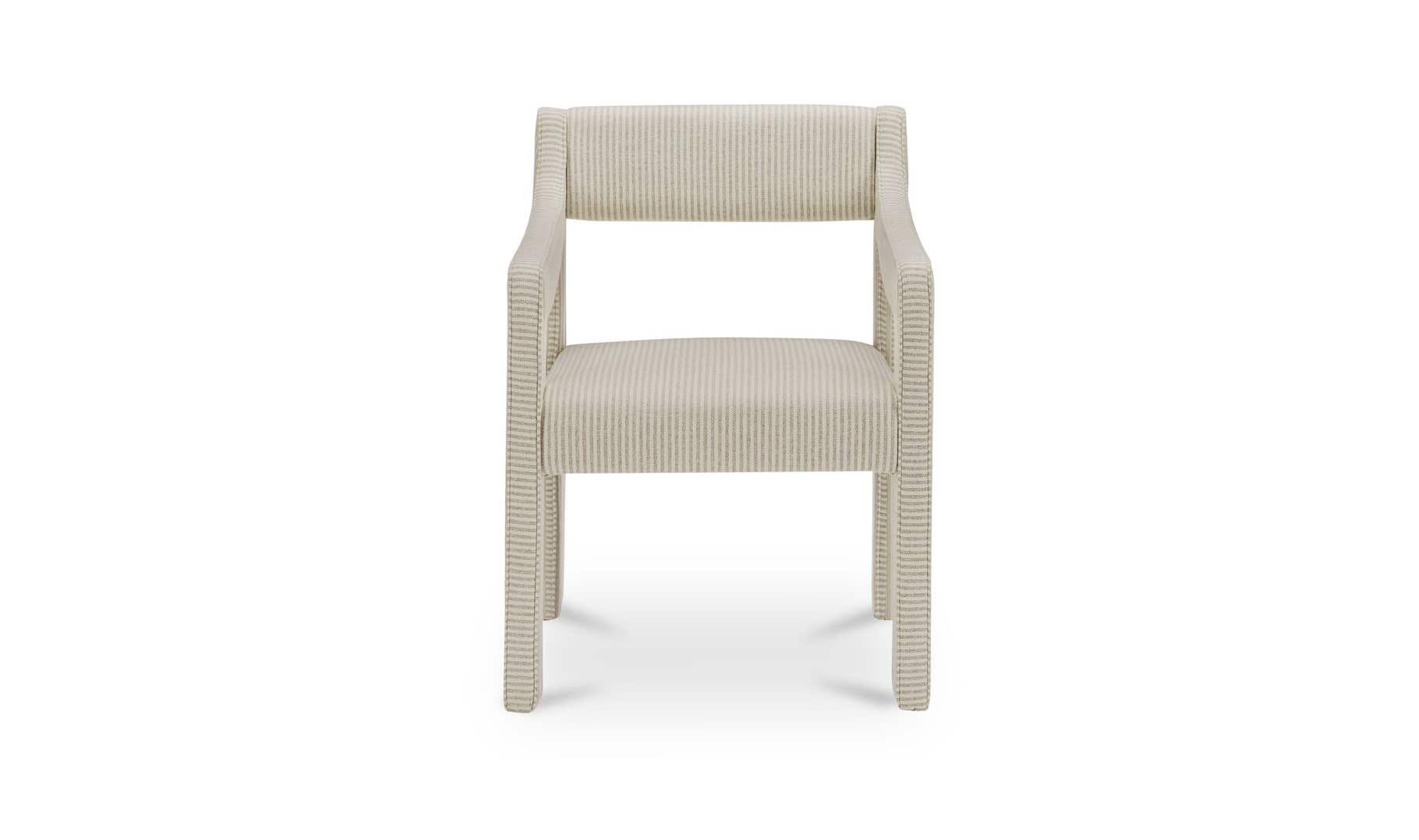 Elise Dining Chair, Stripe