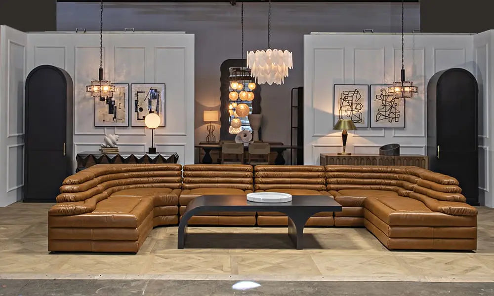 Bandera Sofa, CL, Roche Tan Leather