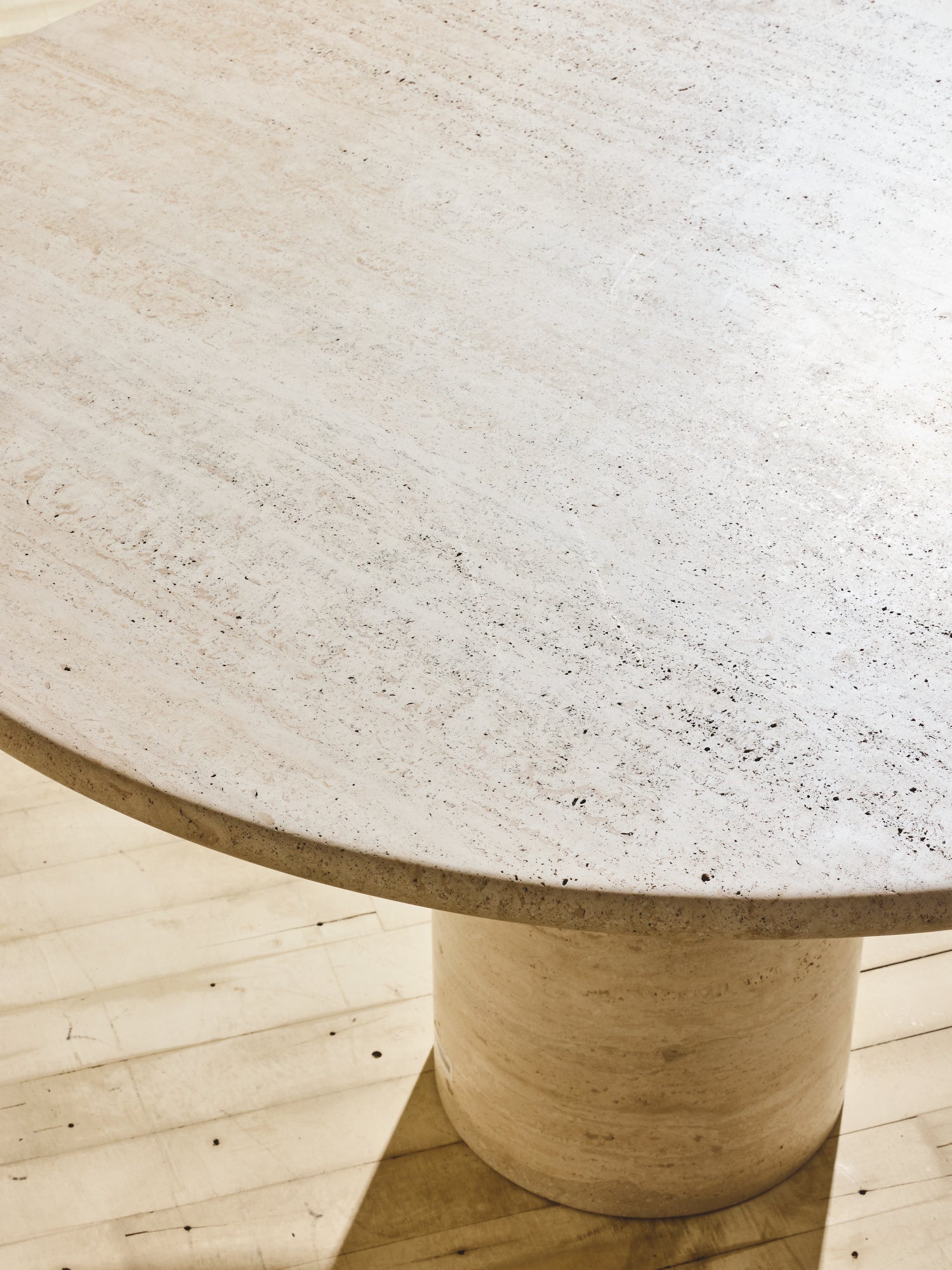 Travertine Entry Table
