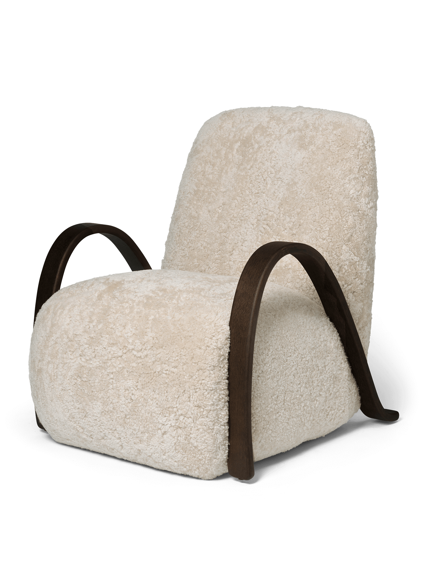 Buur Lounge Chair - Sheepskin - Moonlight - US