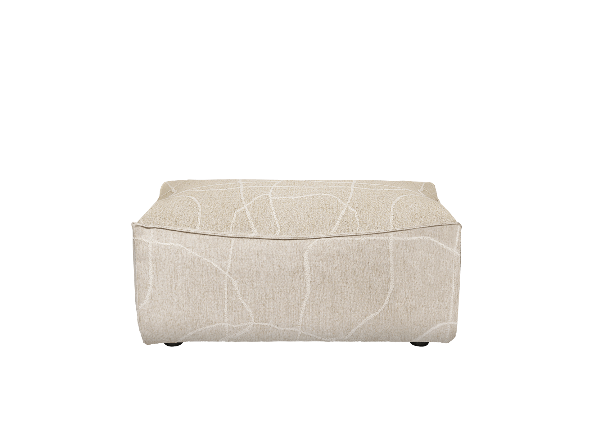 Catena Pouf Rectangular L501 - Can Lis - Sand/Off-White - US