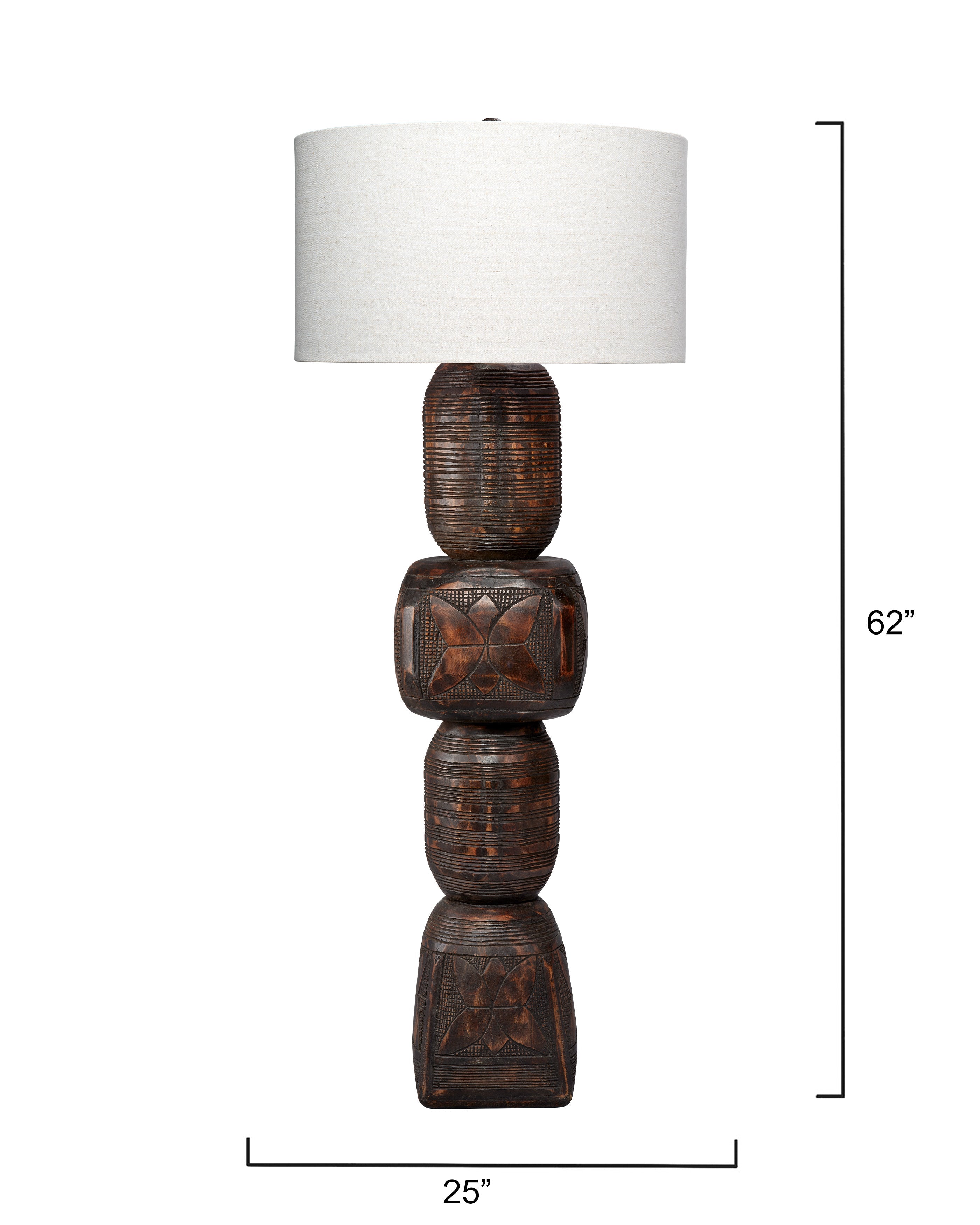 Totem Wood Floor Lamp