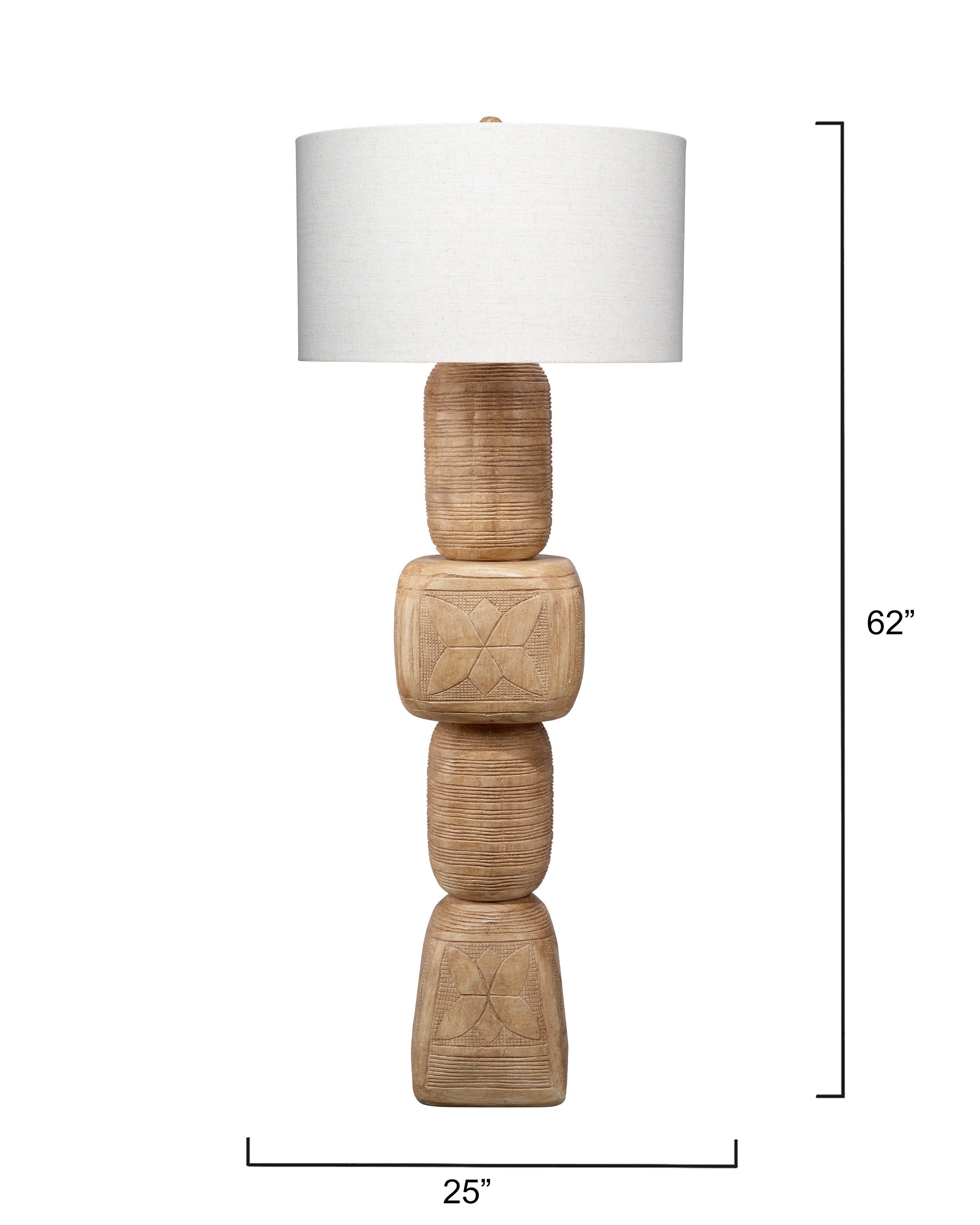Totem Wood Floor Lamp