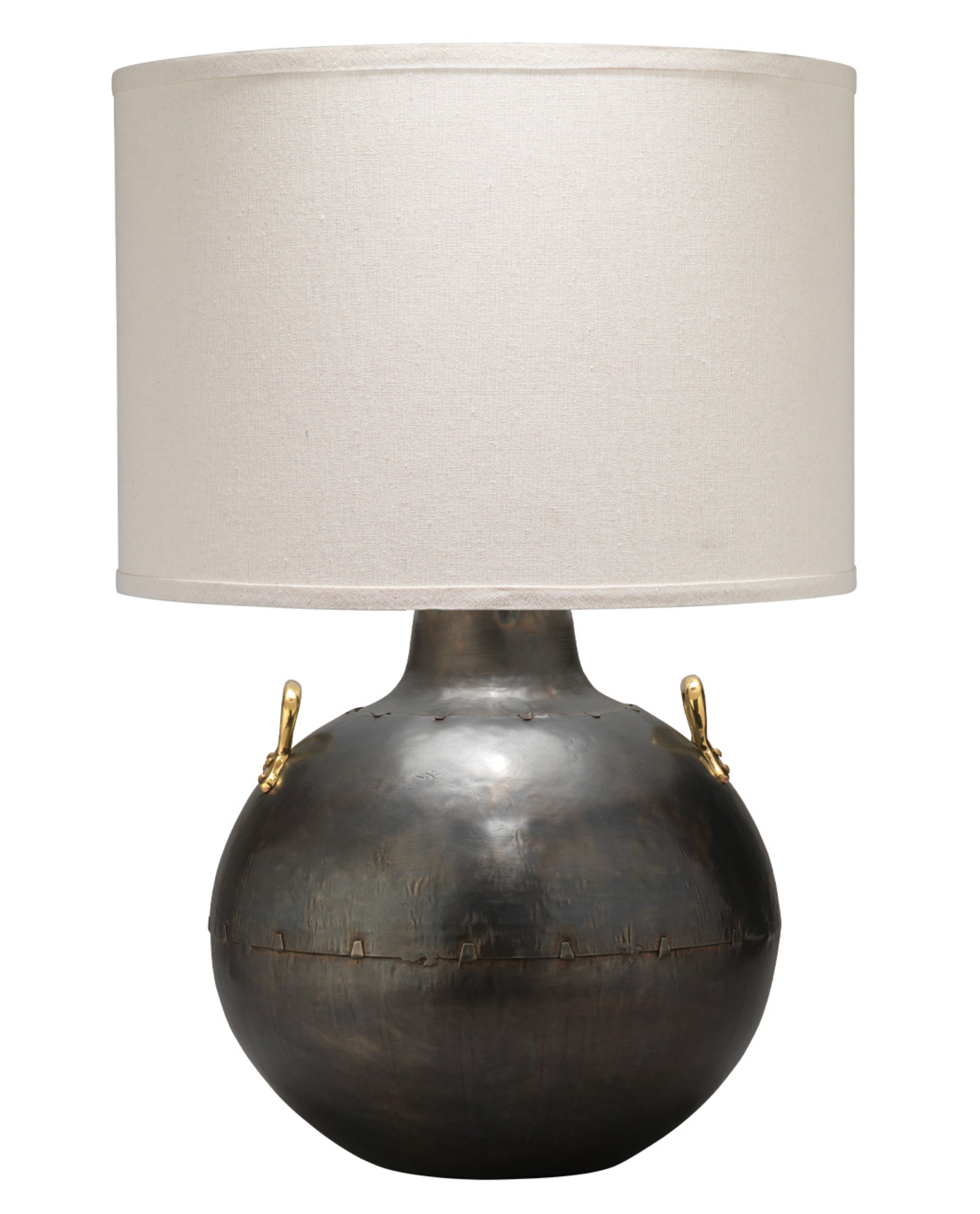 Two Handled Kettle Table Lamp-Grey