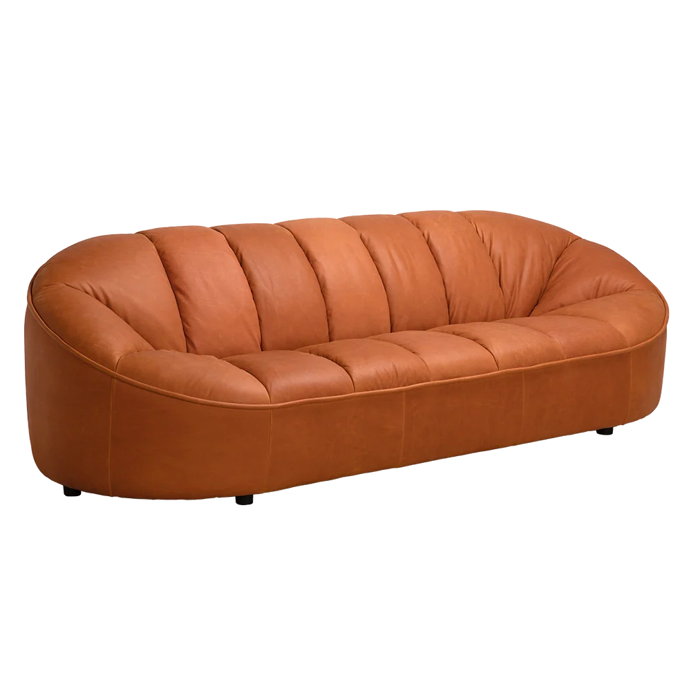Amadeus Sofa, Roman Red Leather