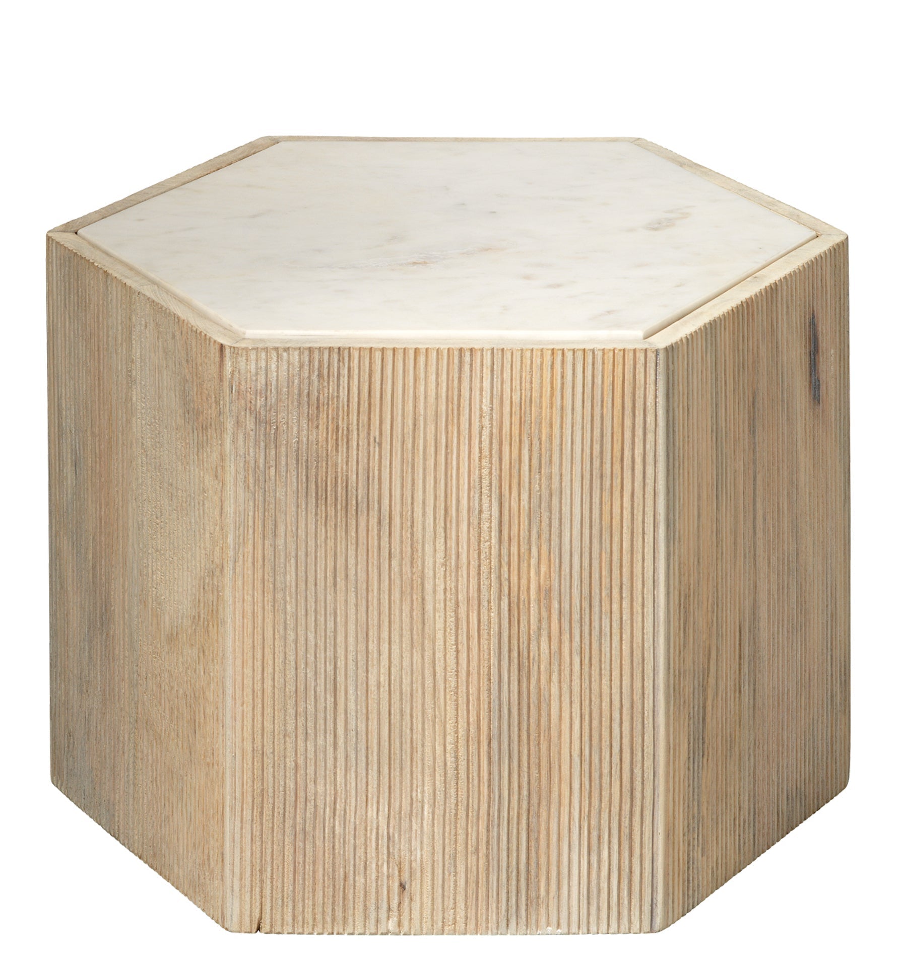 Argan Hexagon Table-Cream-20ARGA-MDWH