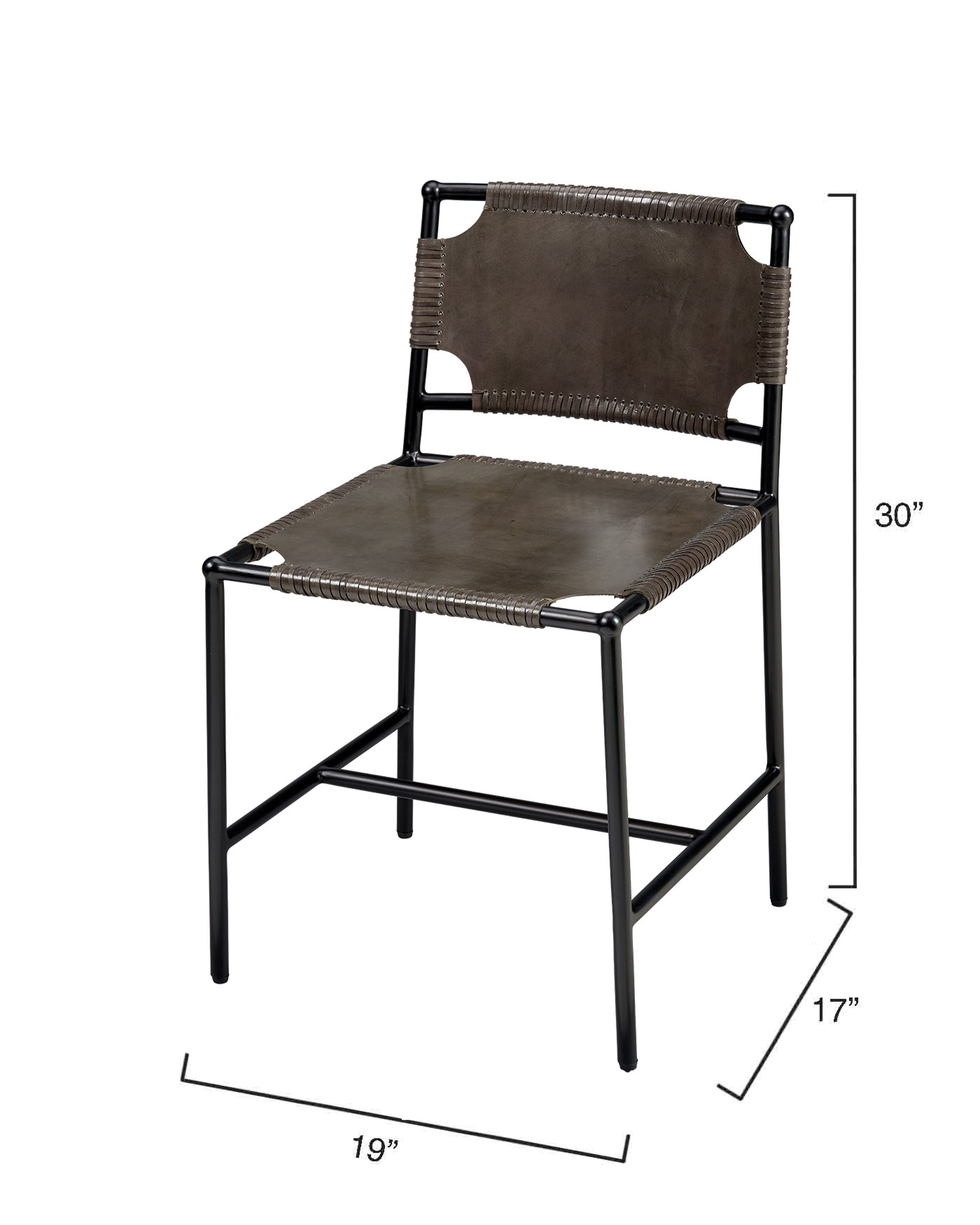 Asher Dining Chair, Grey