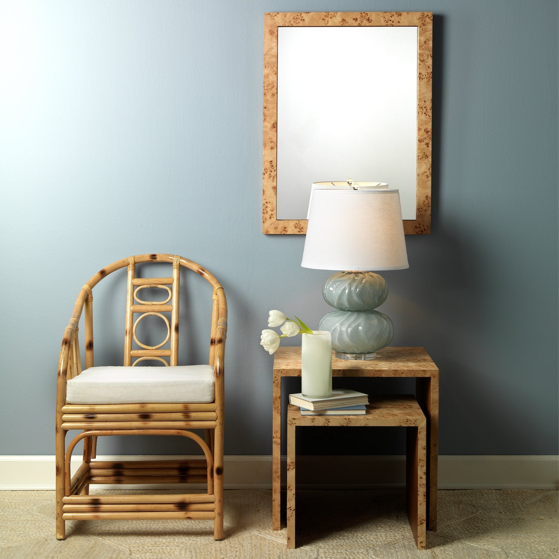 Bedford Nesting Tables, Set of 2-Brown-20BEDF-NENA