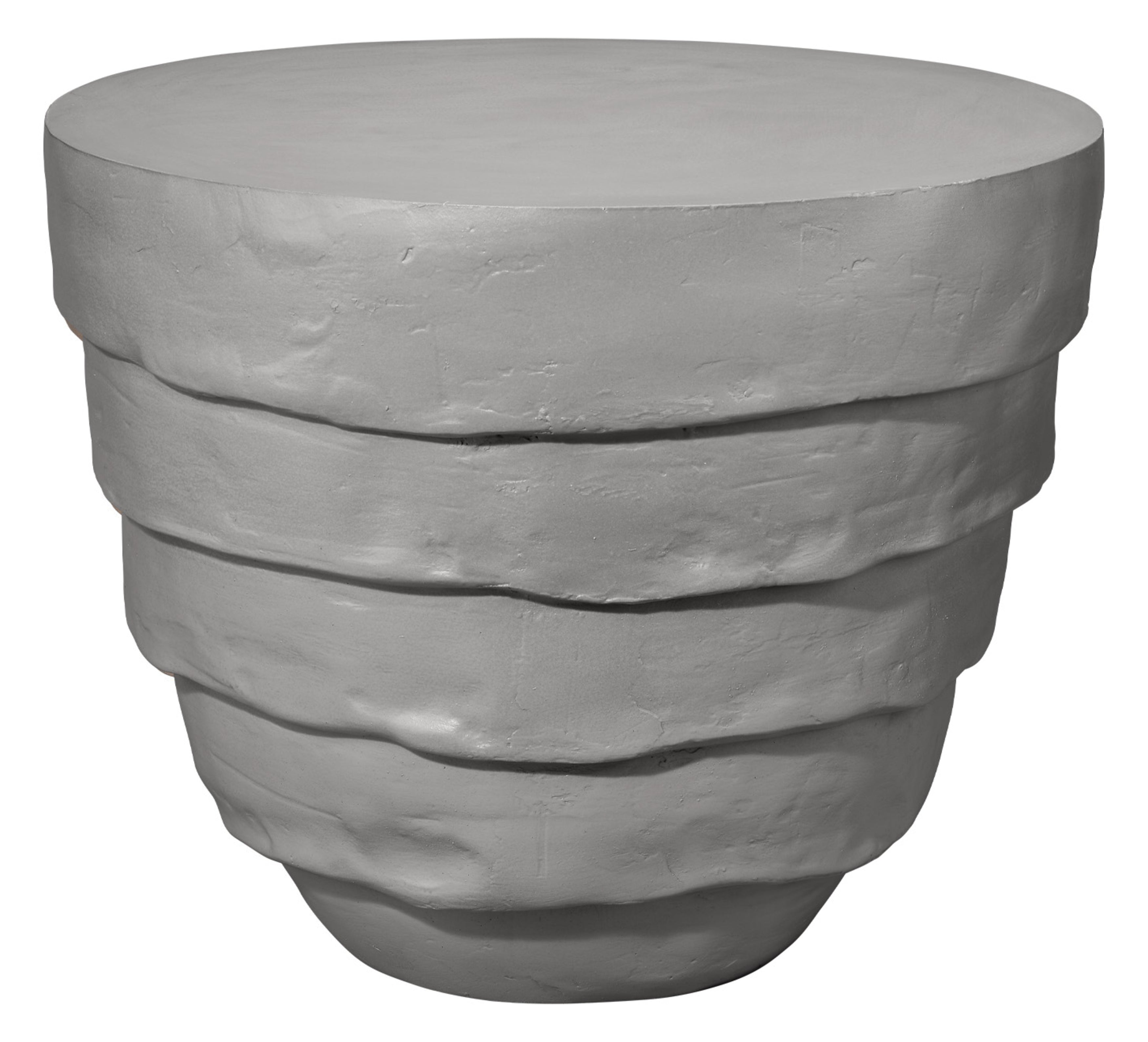 Concentric Fiber Glass Indoor/Outdoor Side Table