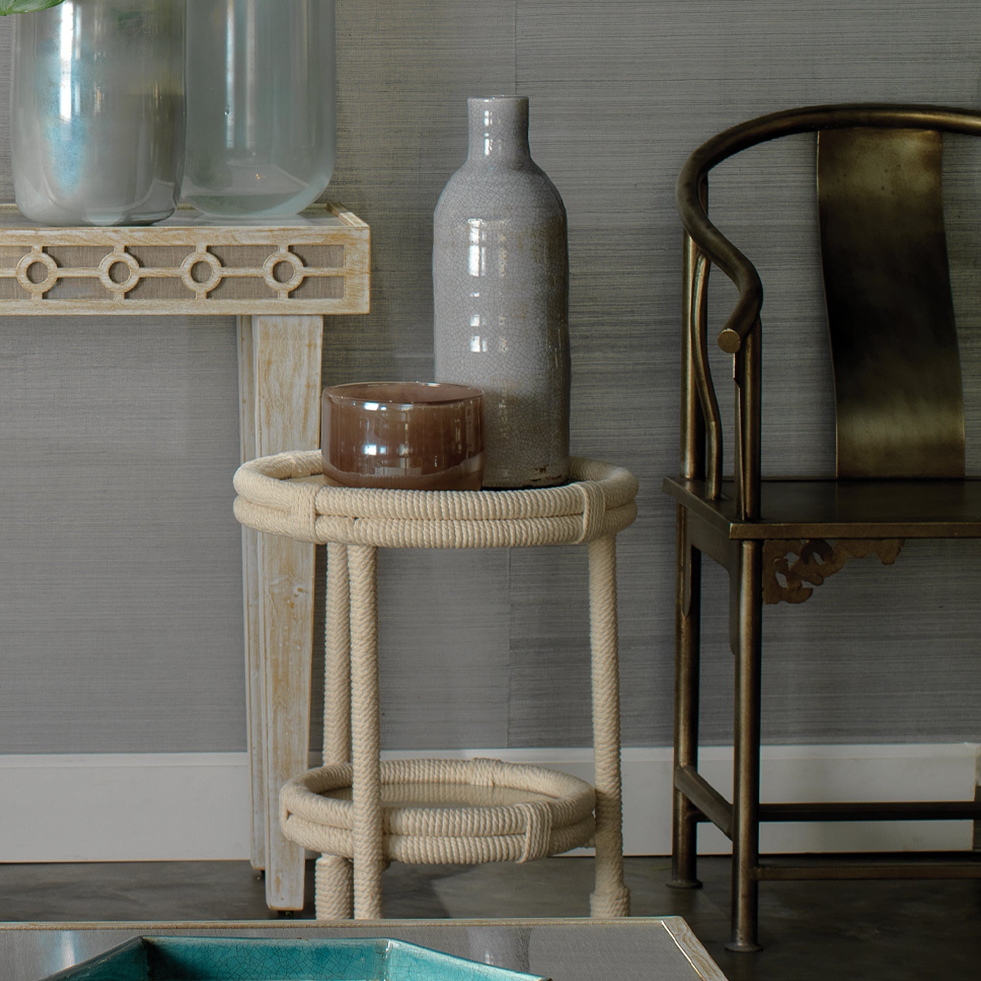 Delta Side Table-White
