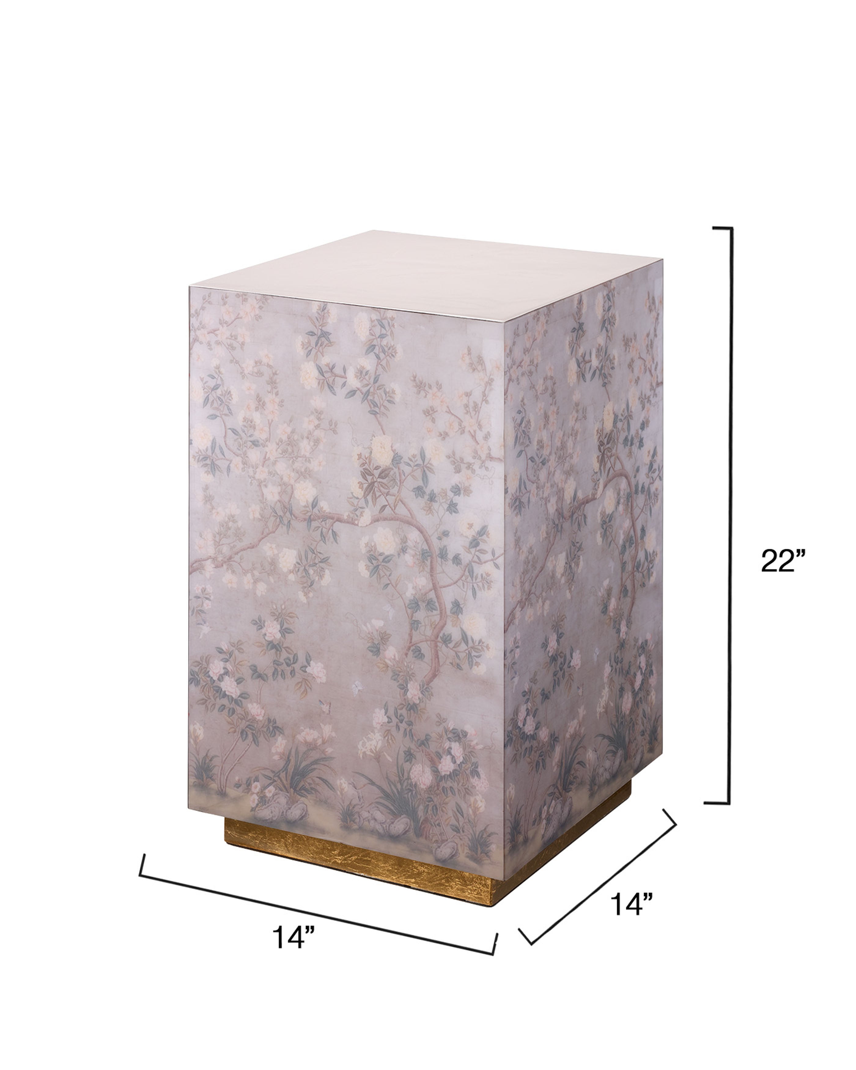 Garland Floral Accent Side Table