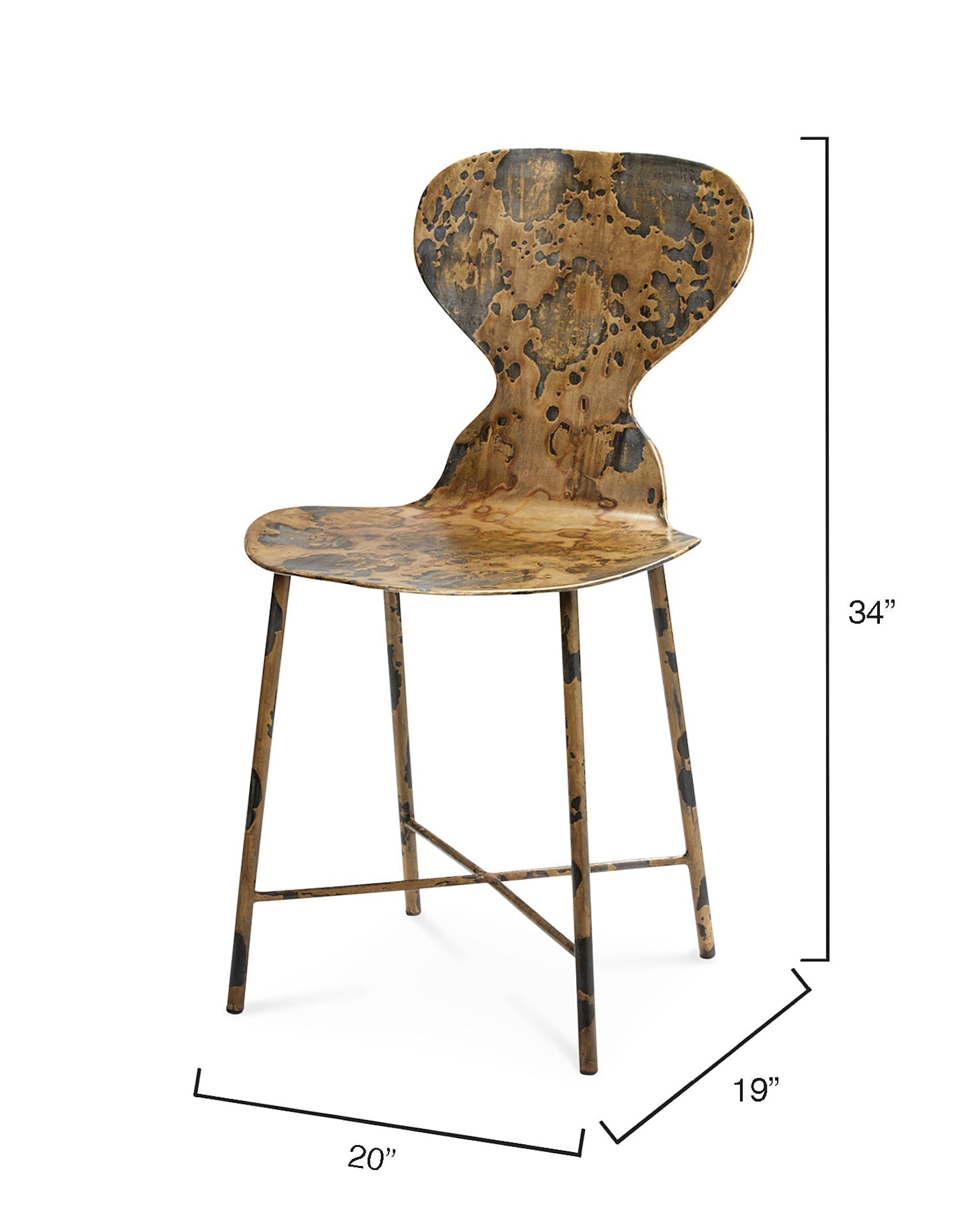 McCallan Metal Chair-Black