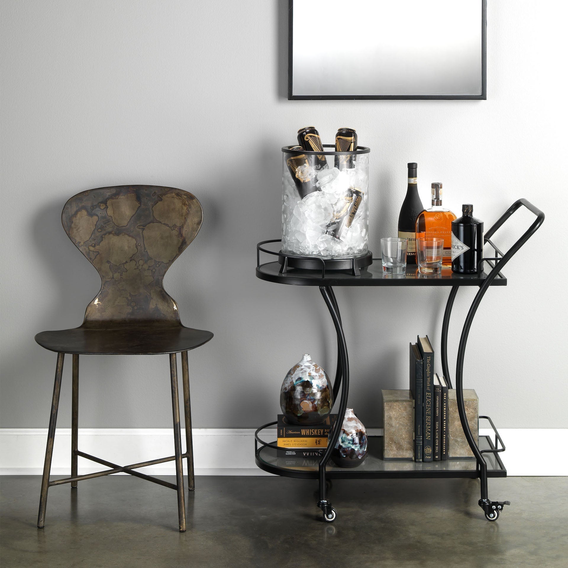 McCallan Metal Chair-Black