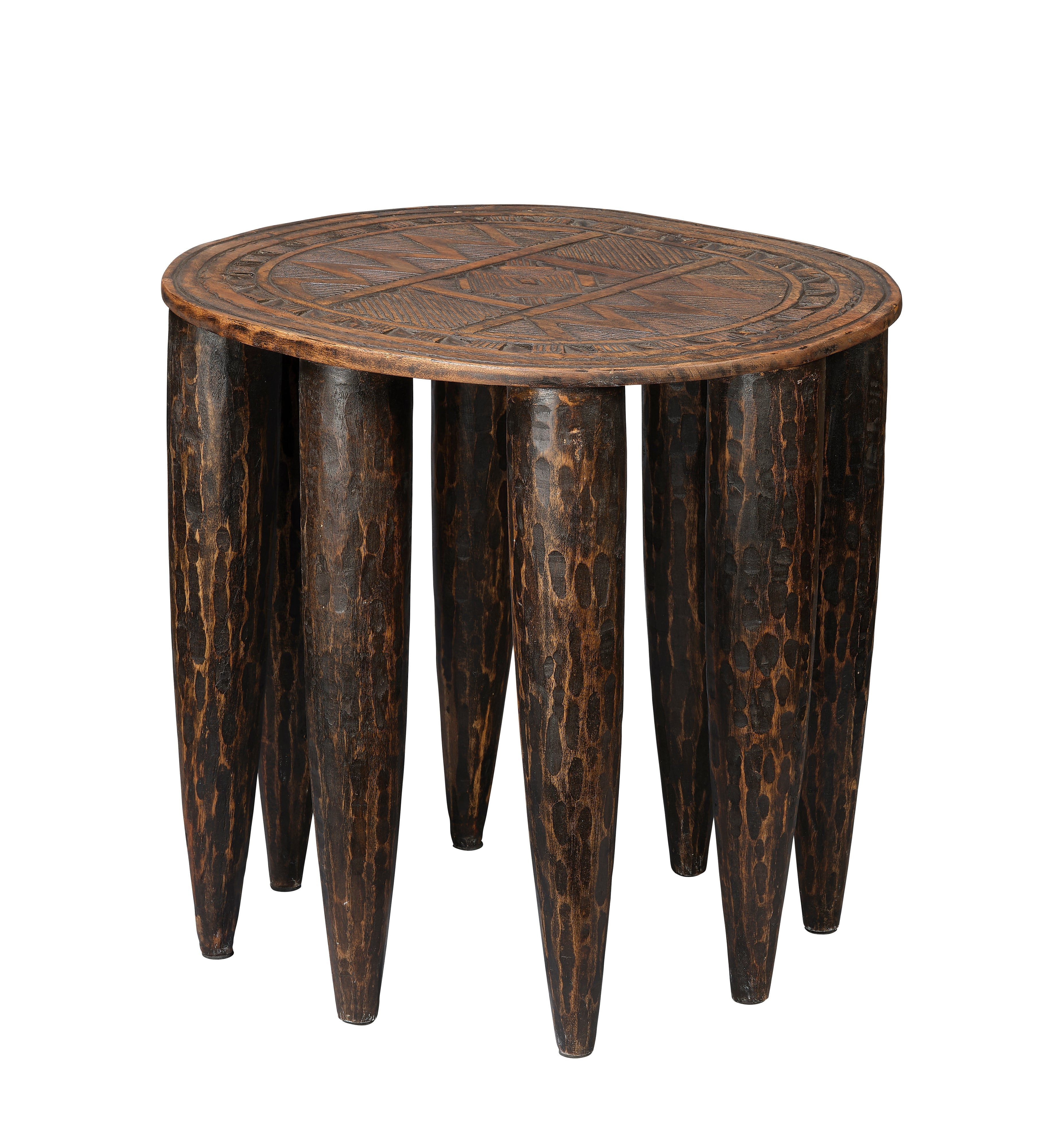 Naga Mango Wood Side Table