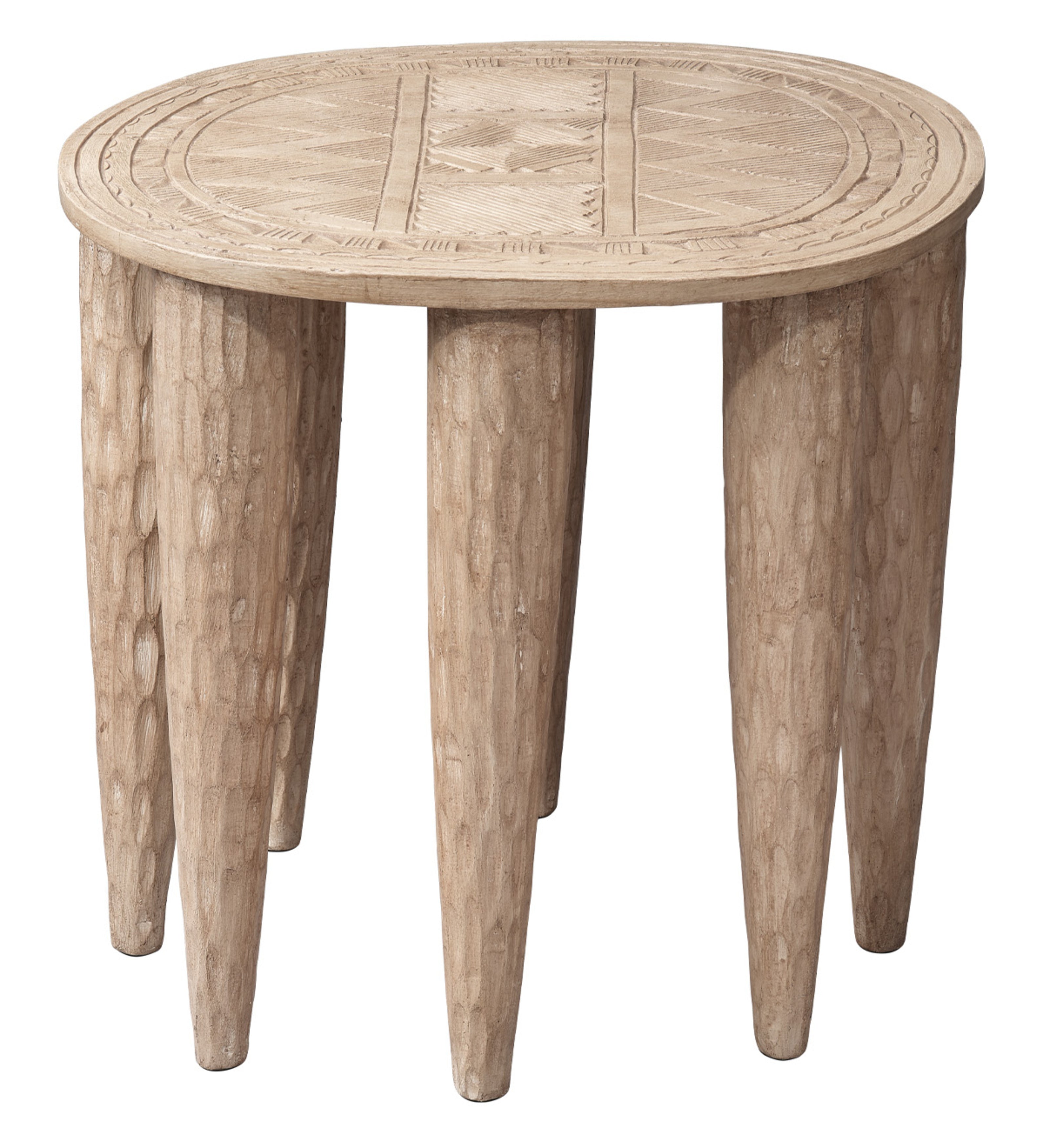 Naga Mango Wood Side Table